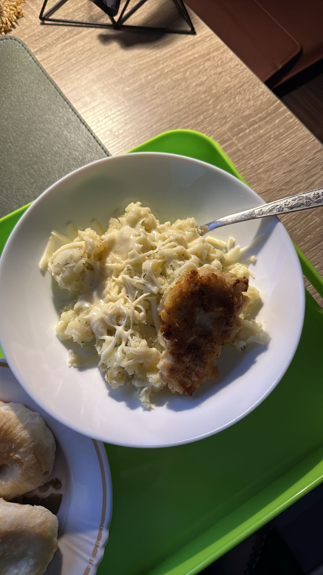 Картопляне пюре з котлетою