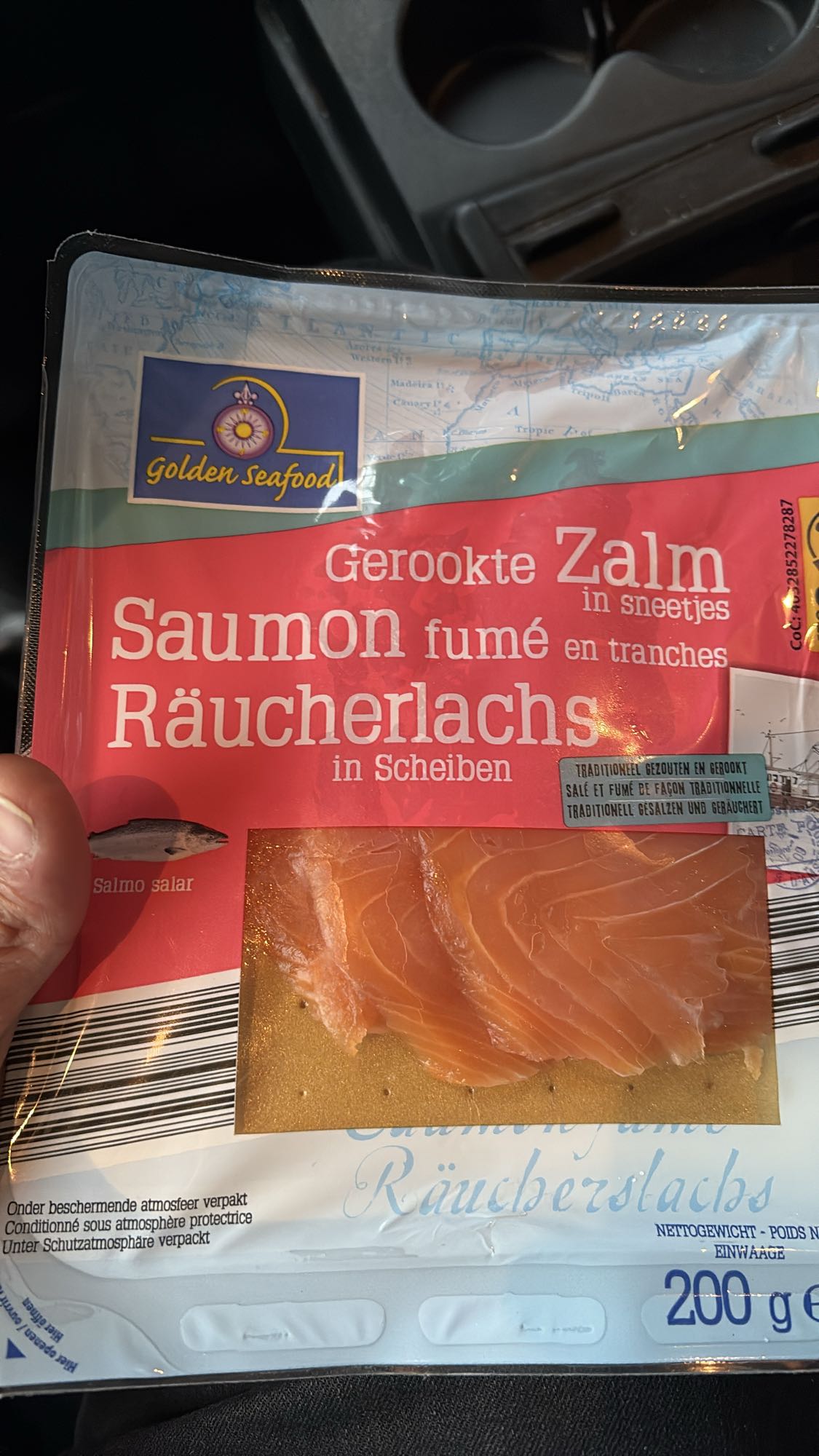 Gerookte zalm sneetjes