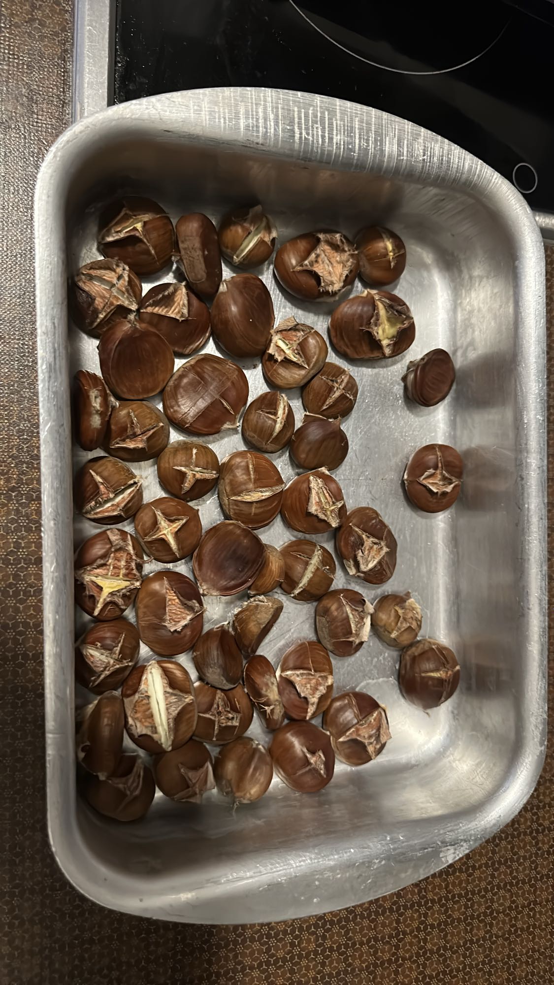 Geroosterde kastanjes