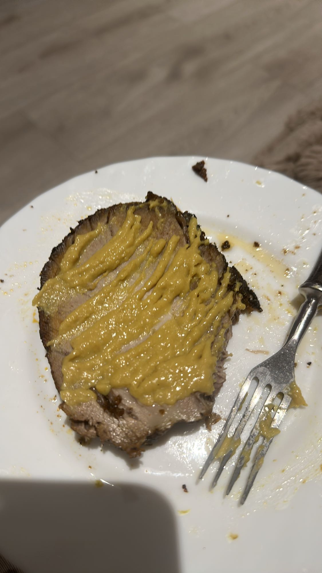 pieczeń z musztardą