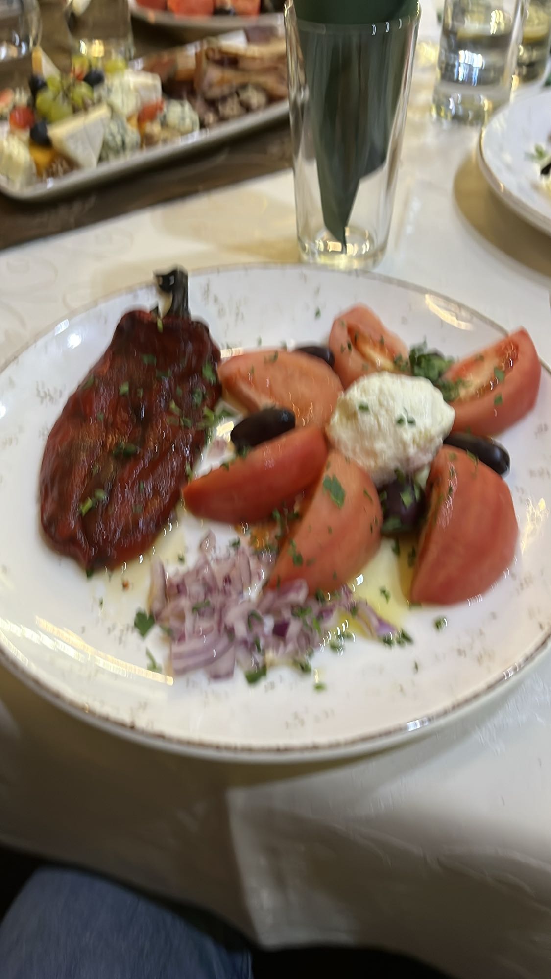 Салата с печени чушки