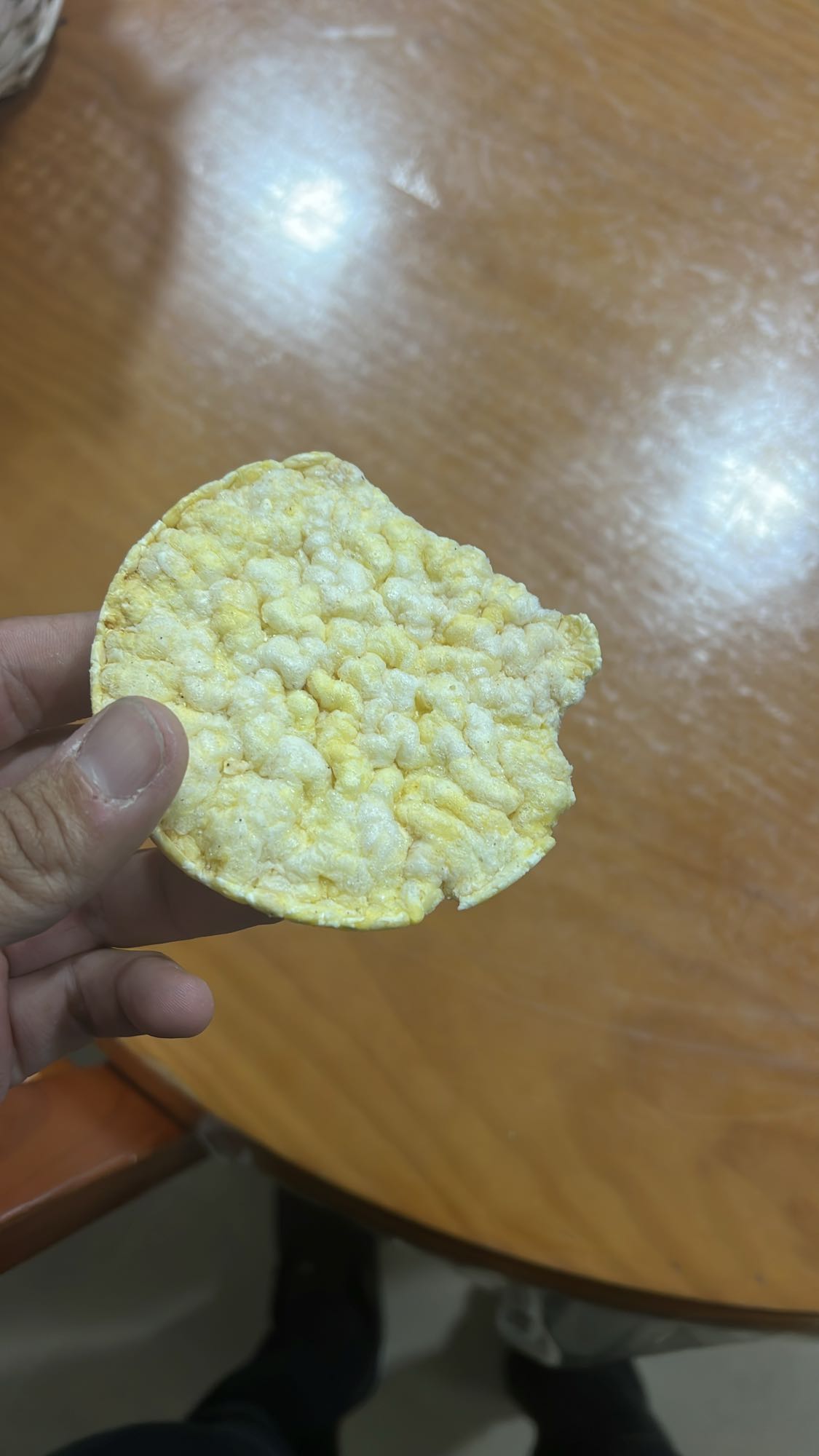 torta de arroz inflado