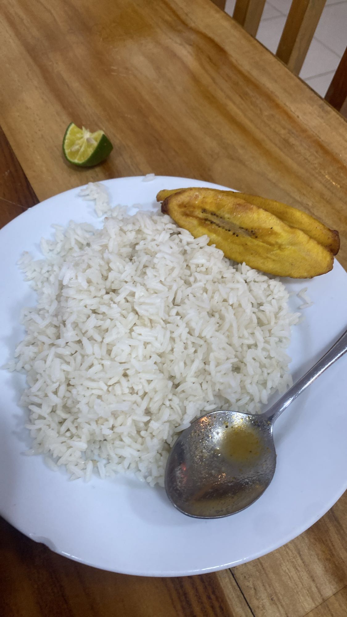 Arroz con plátano
