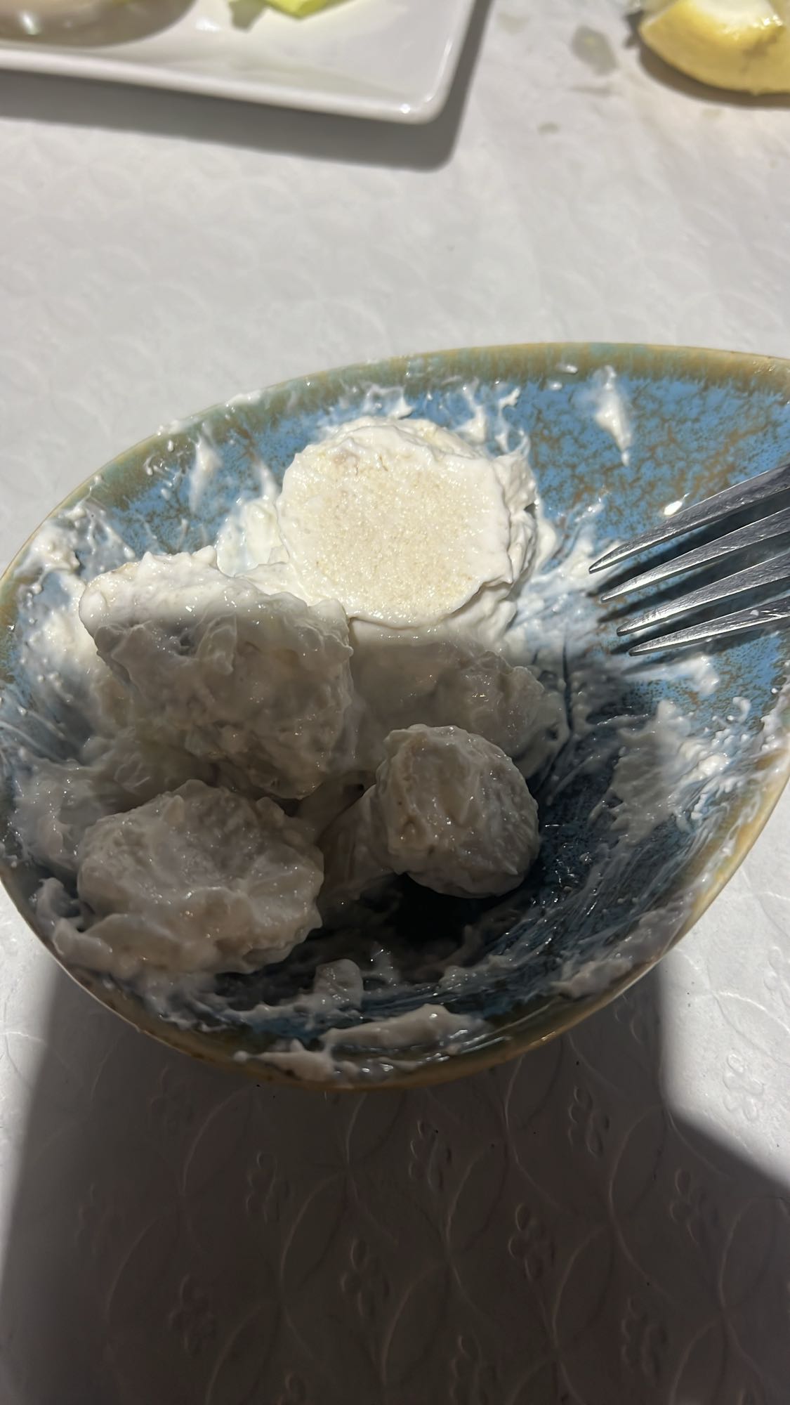 ensalada de patata con yogur