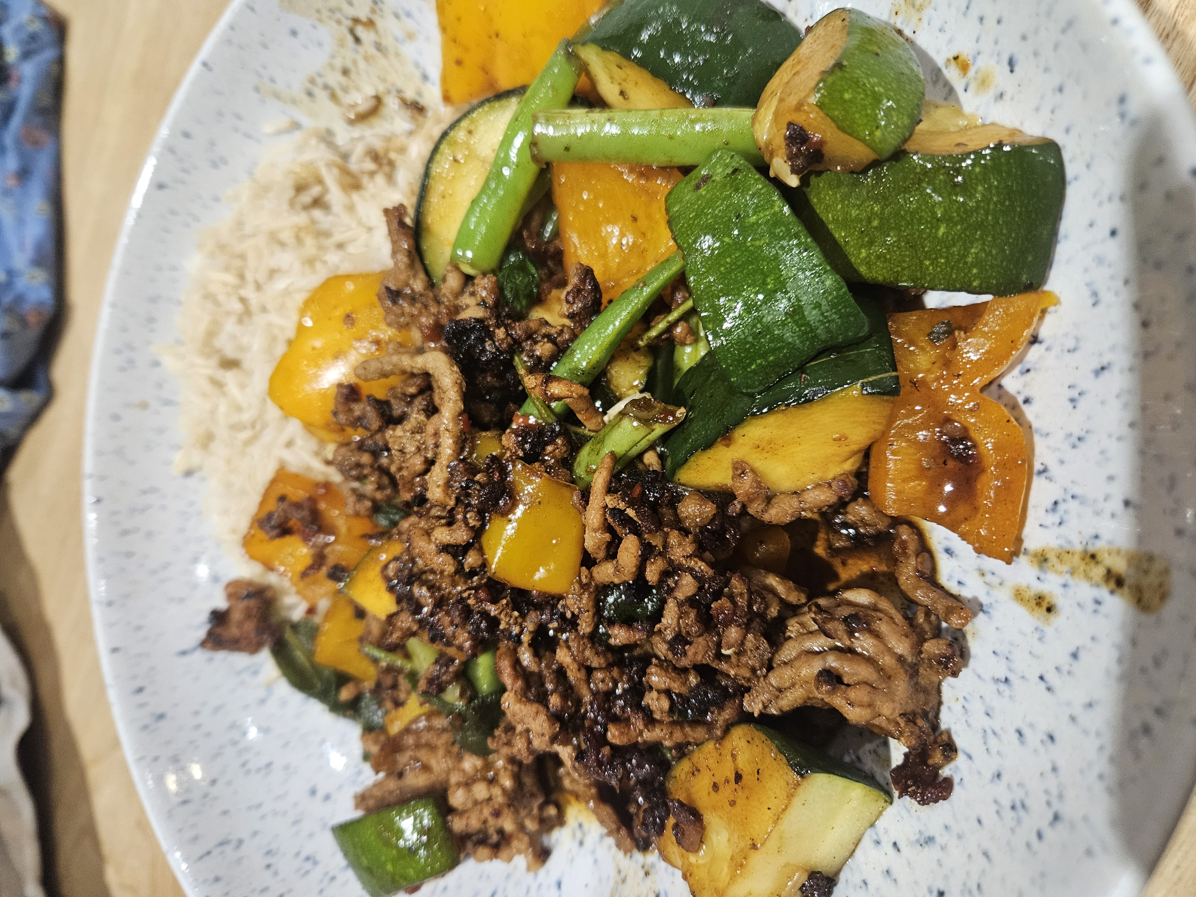 Beef Veggie Stir Fry Rice