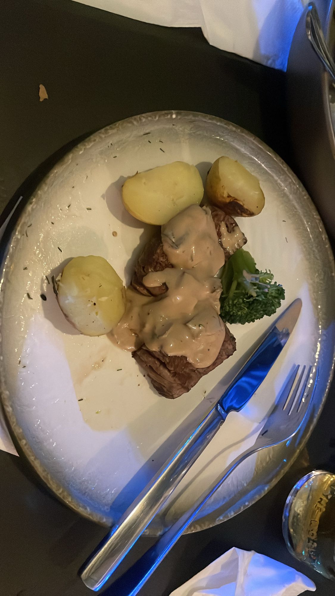 Steak with potatoes