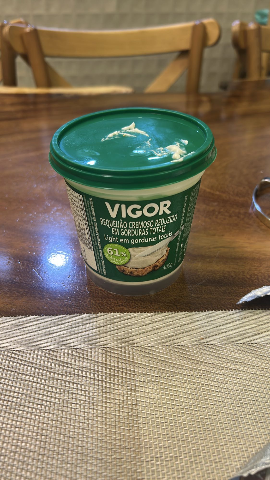 Requeijão light Vigor