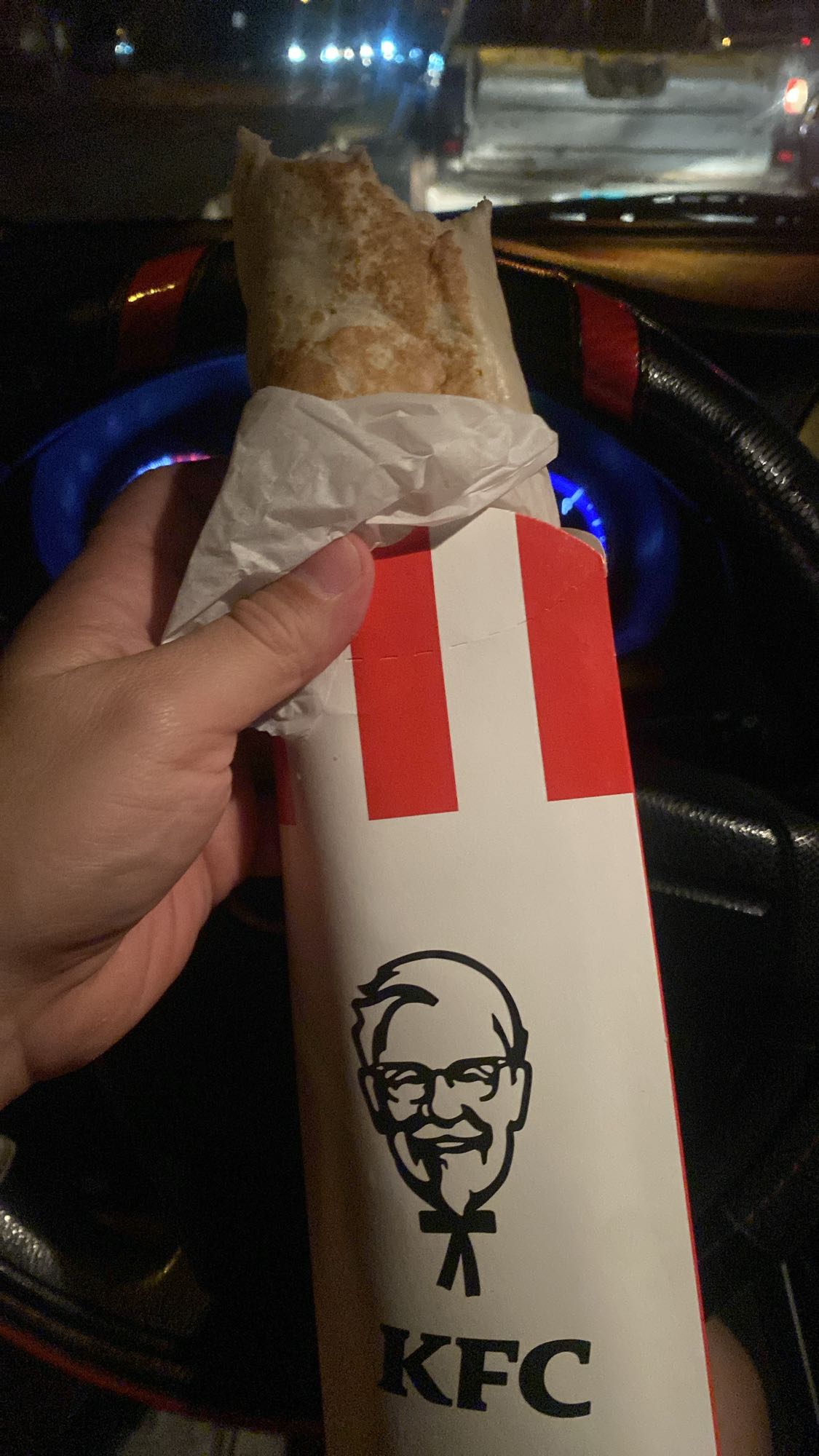 wrap de pollo KFC