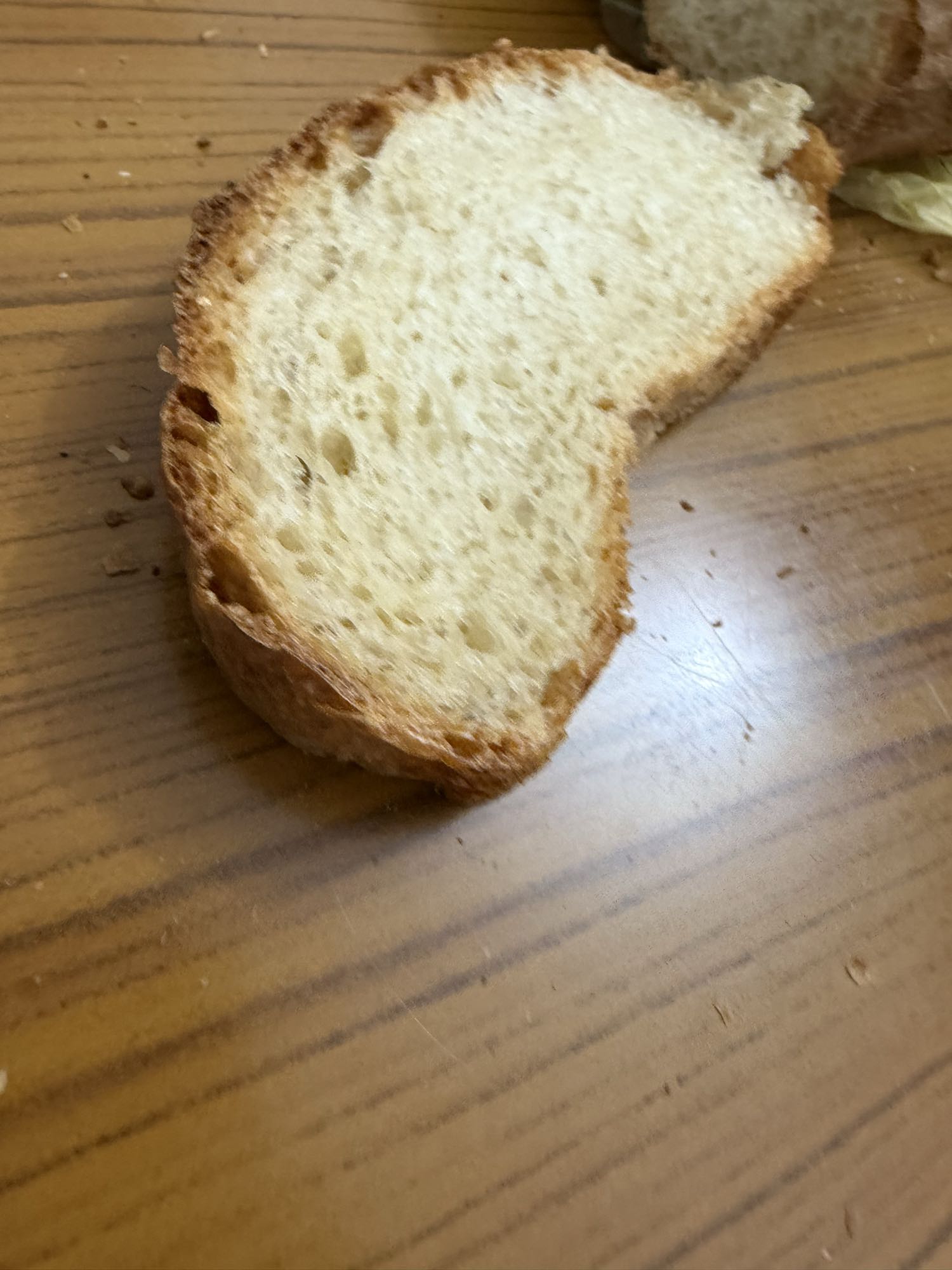 Slice of white bread