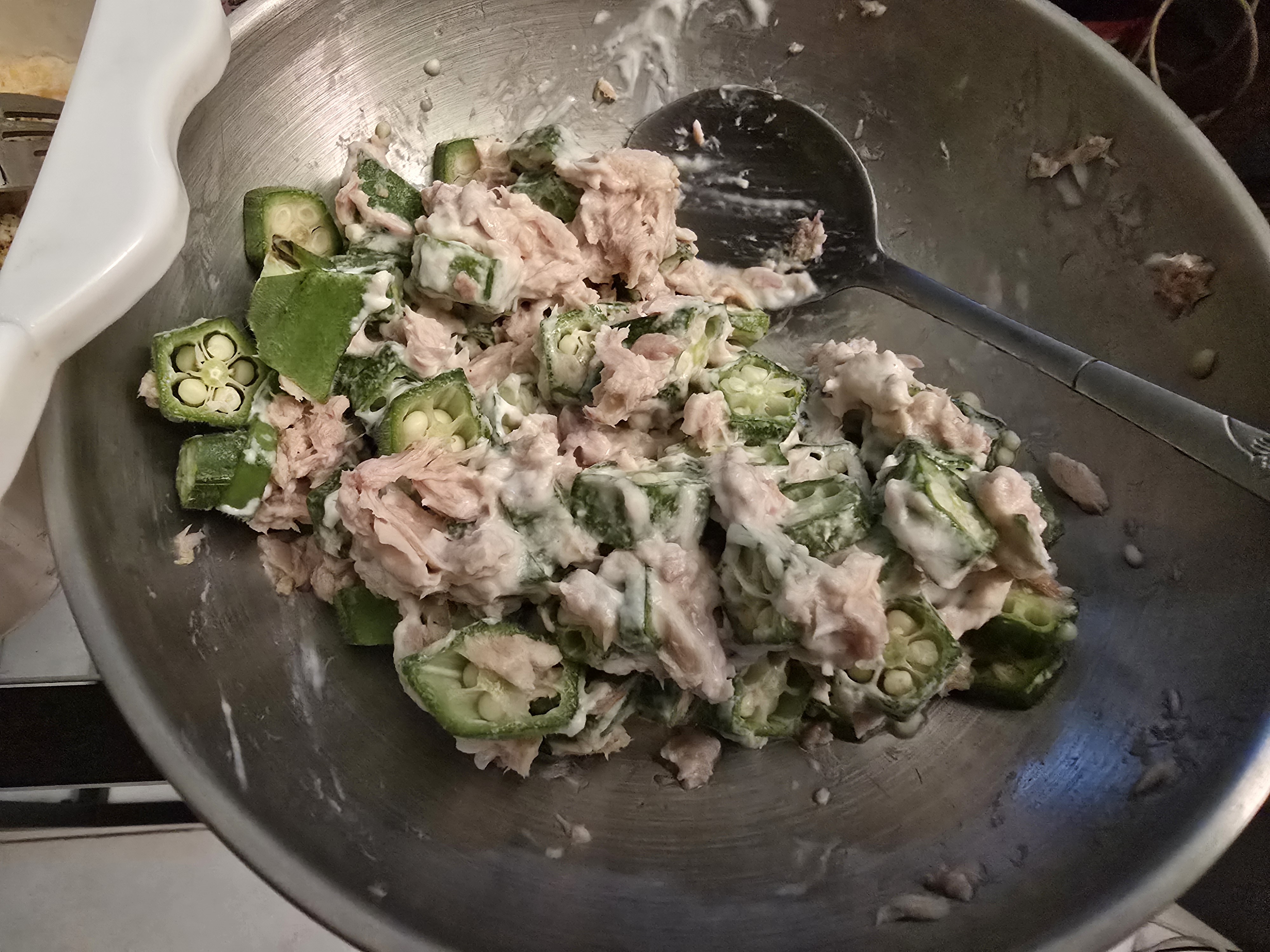 Okra Tuna Salad
