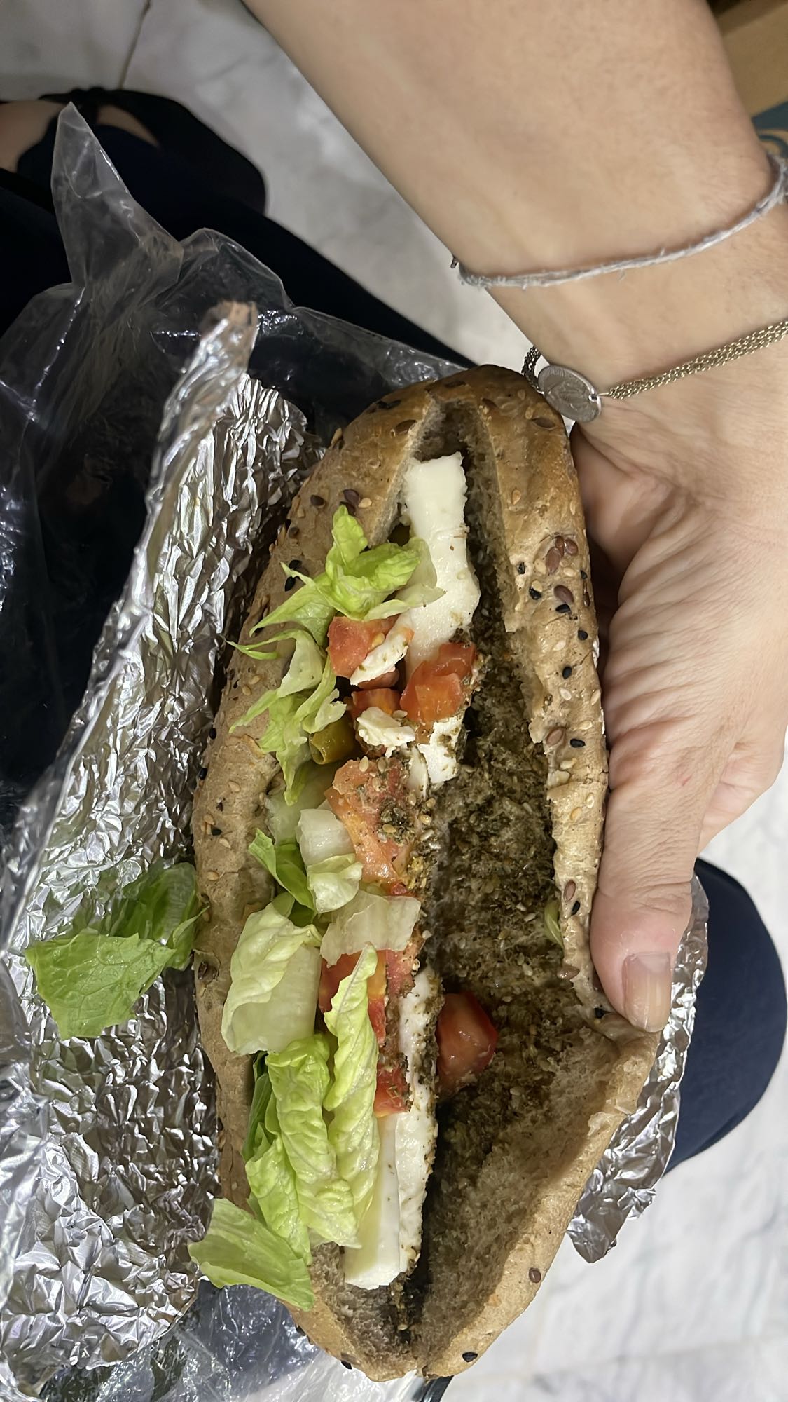 Halloumi Veggie Sandwich