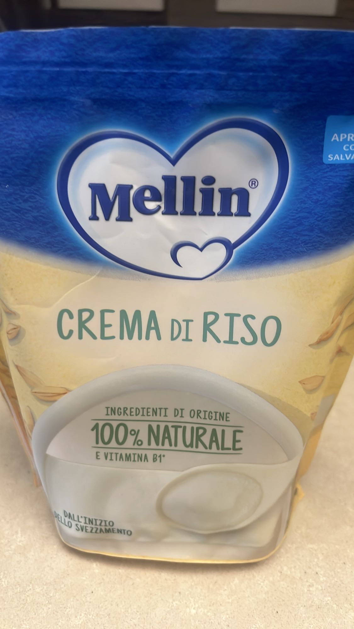 Crema di riso Mellin