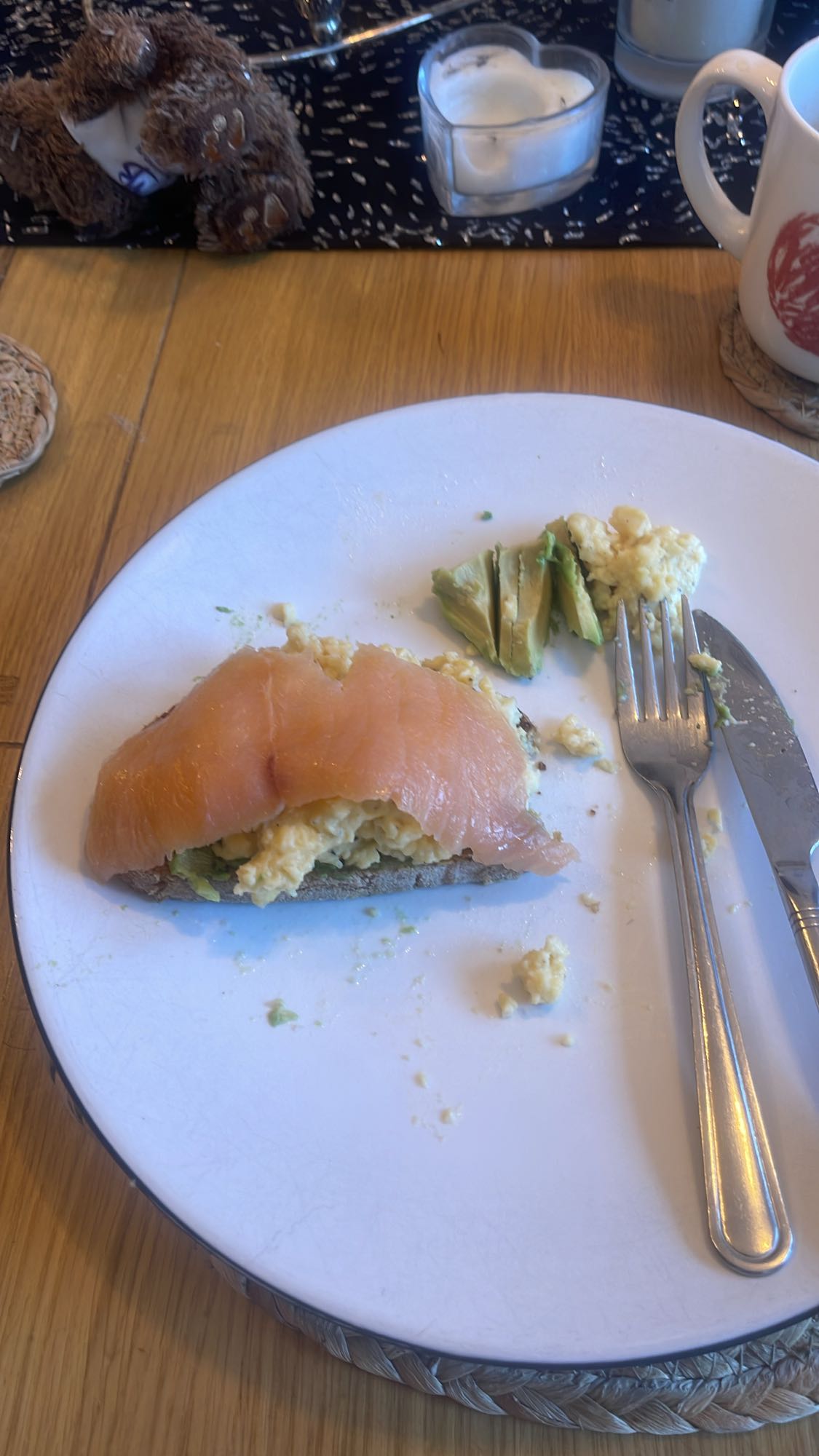 Salmon Avocado Egg Toast