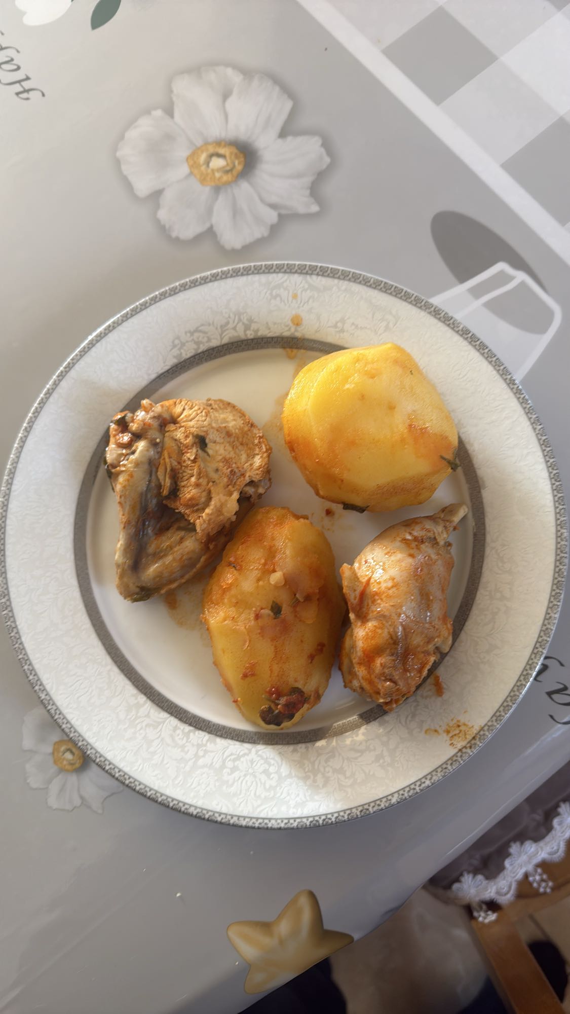 Курица с картофелем