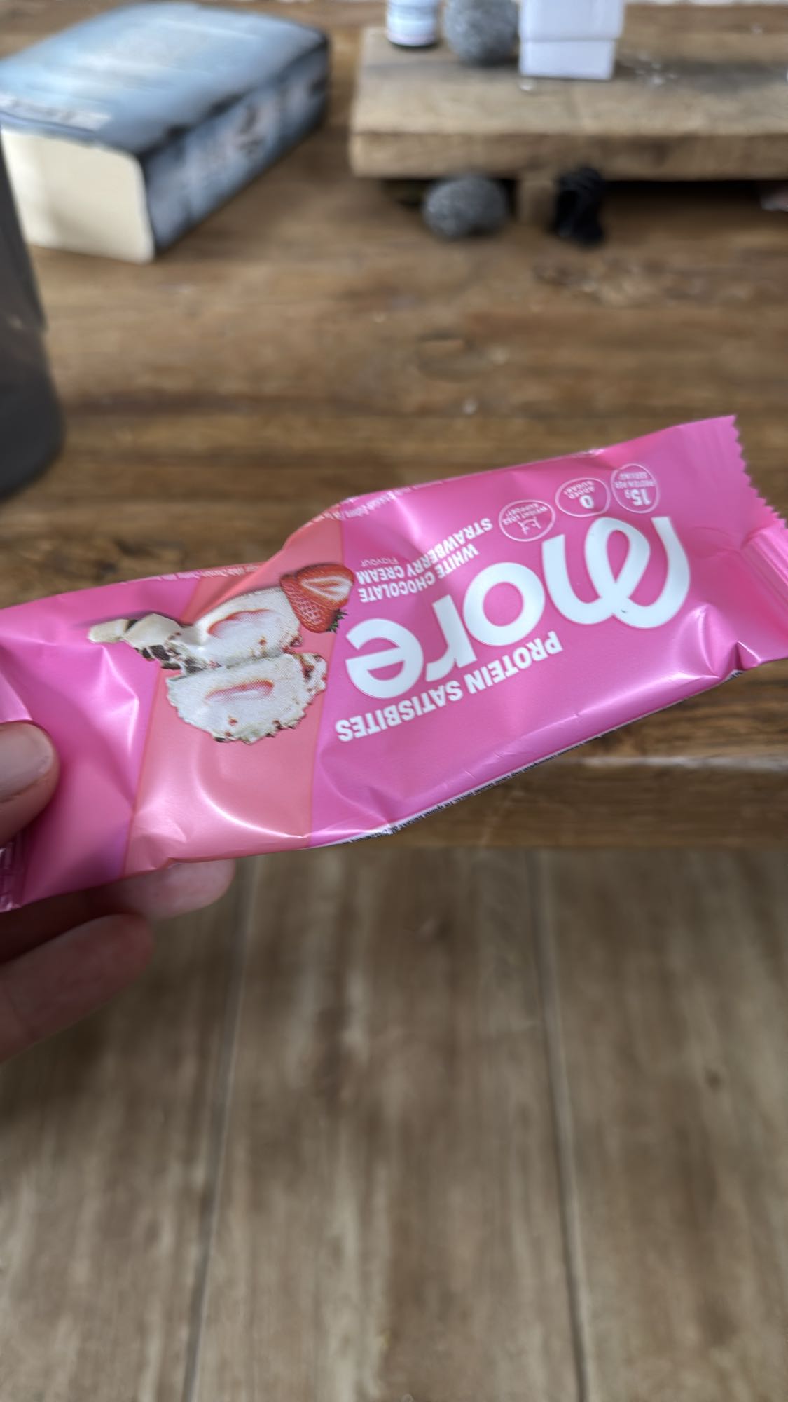 Proteinriegel Erdbeere