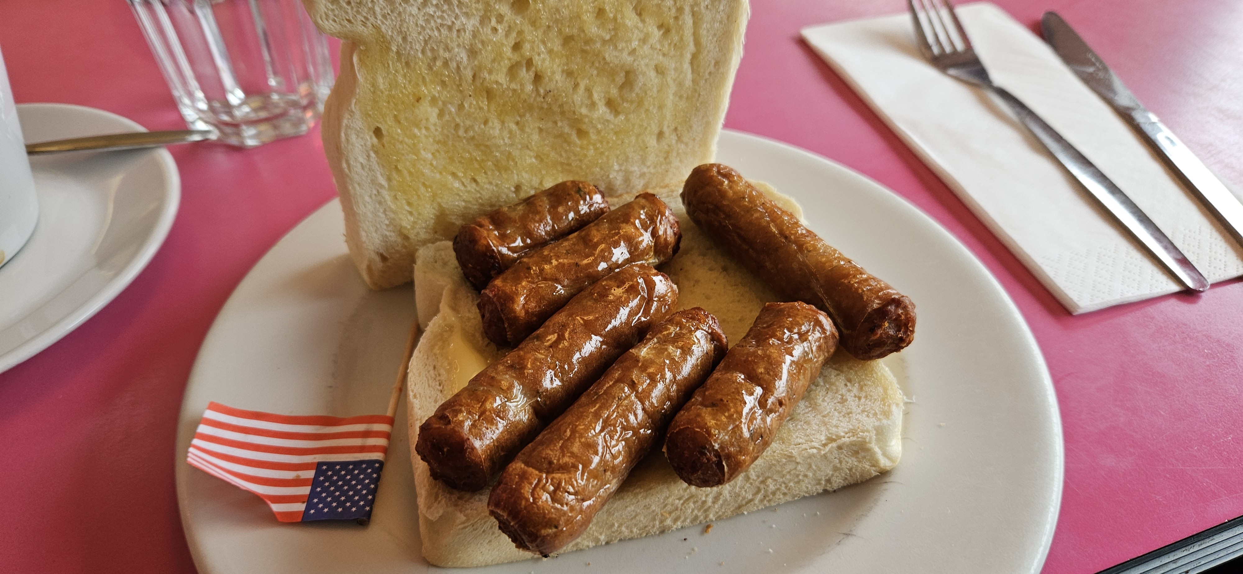 Sausage sandwich