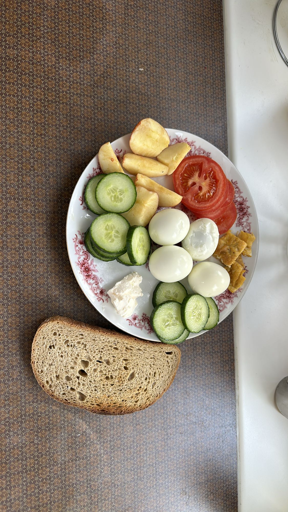 Boiled Egg Veggie Plate