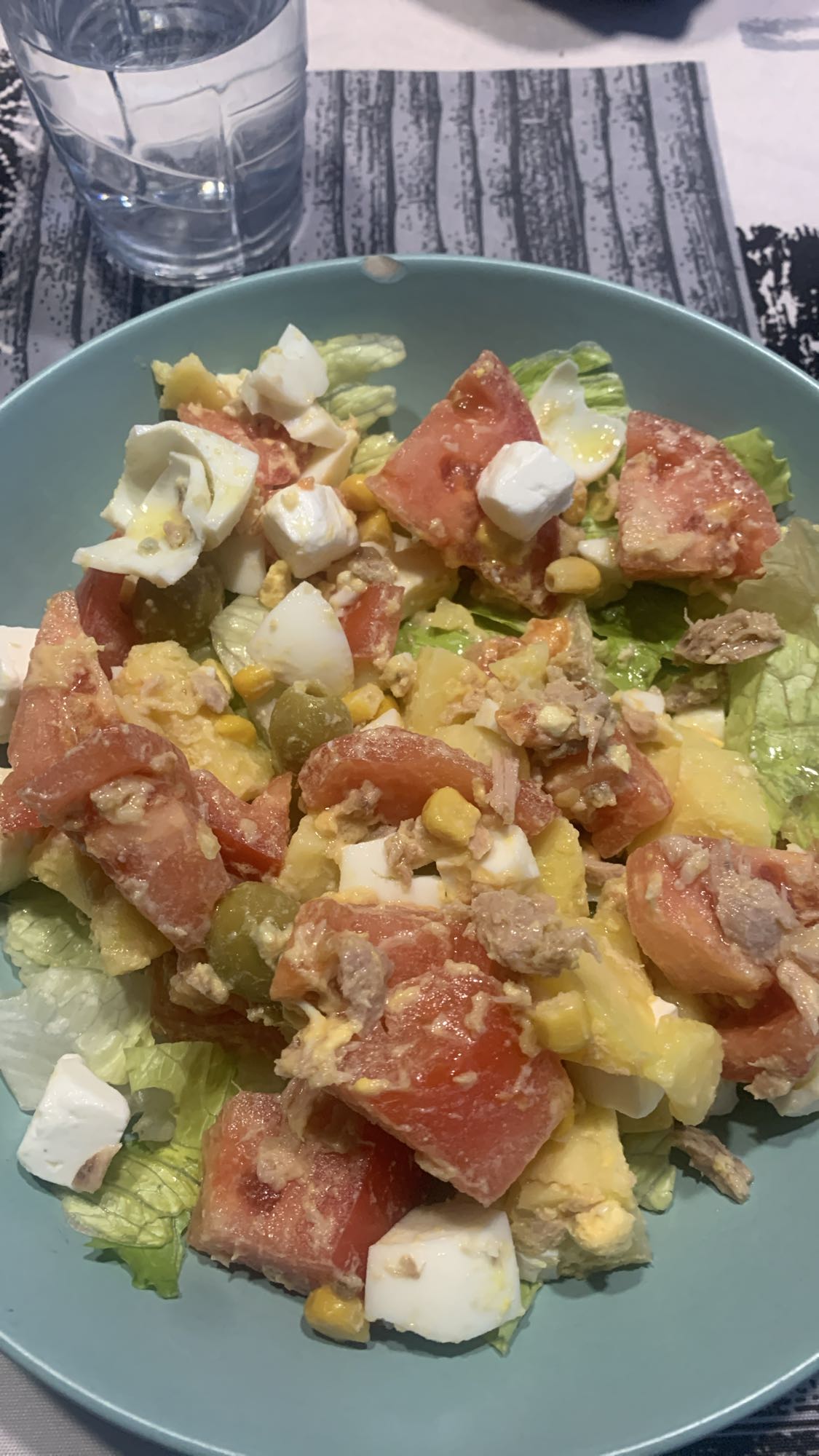 ensalada variada fresca