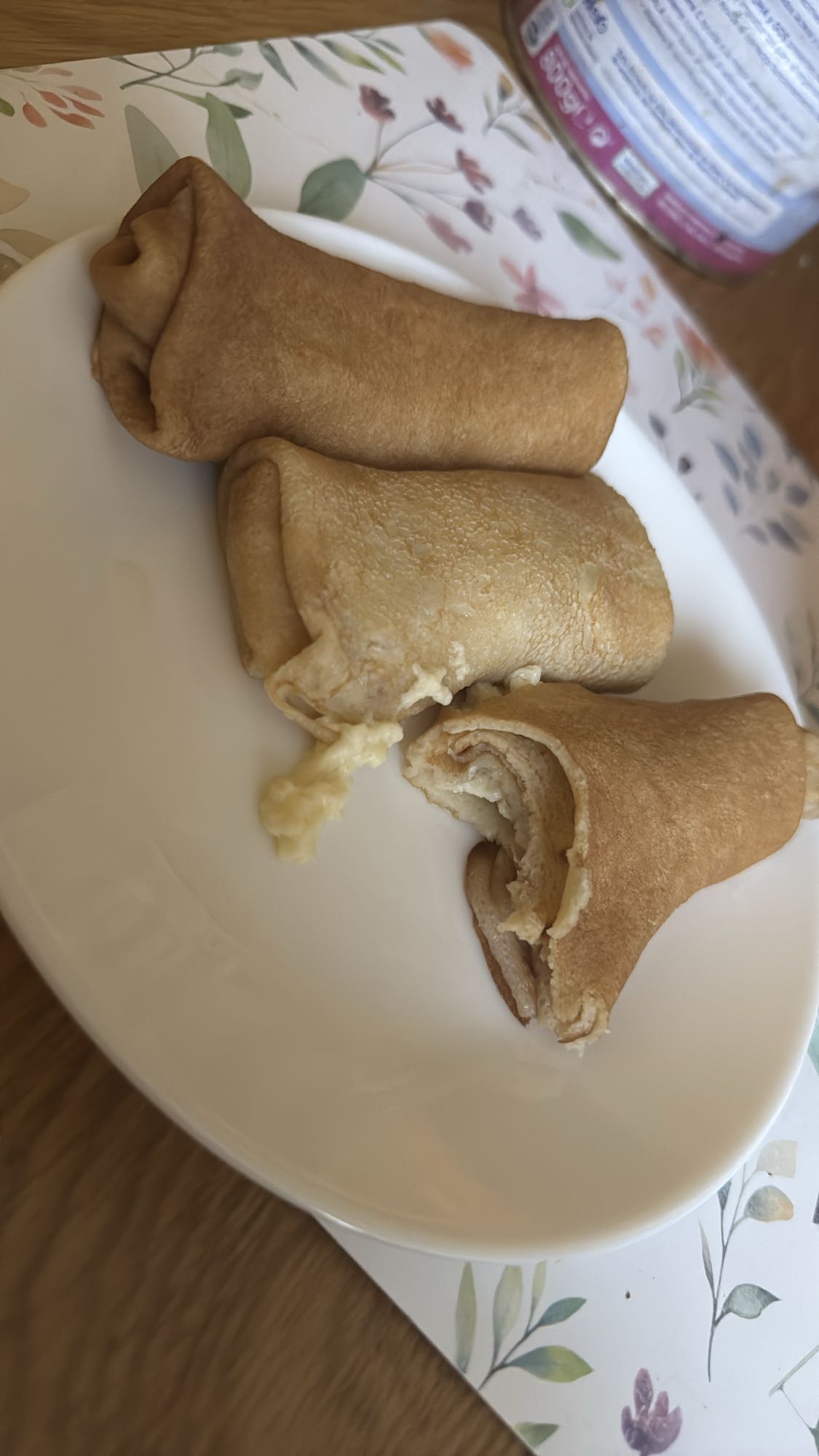 Блины с творогом