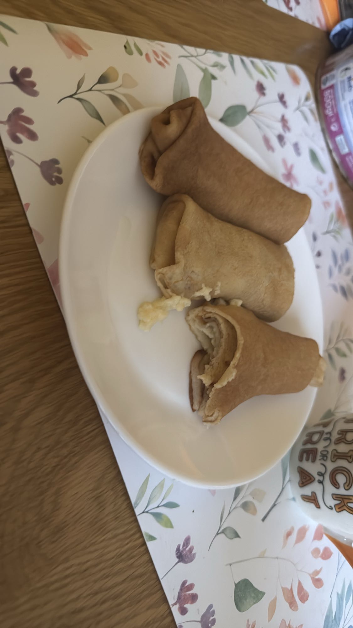 Блины с творогом