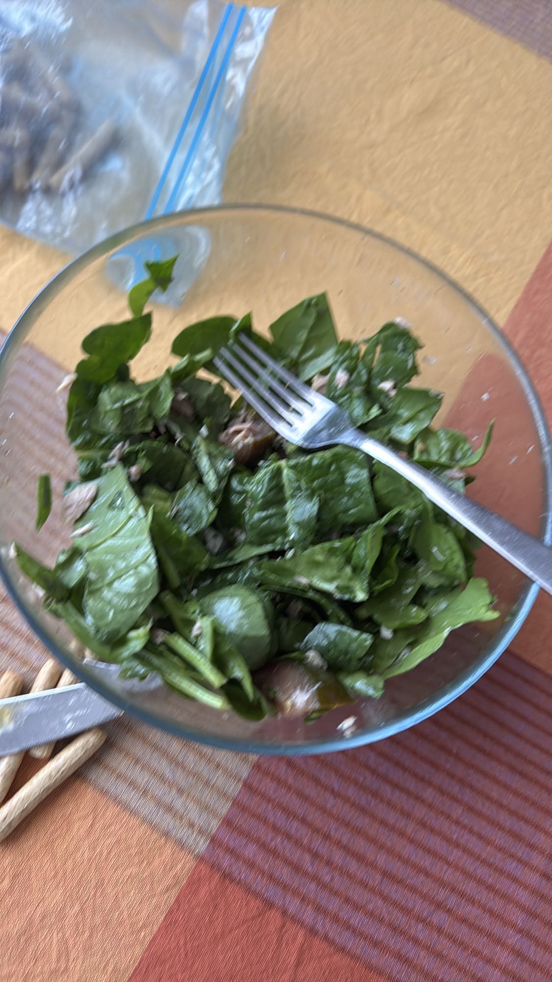 ensalada de espinaca