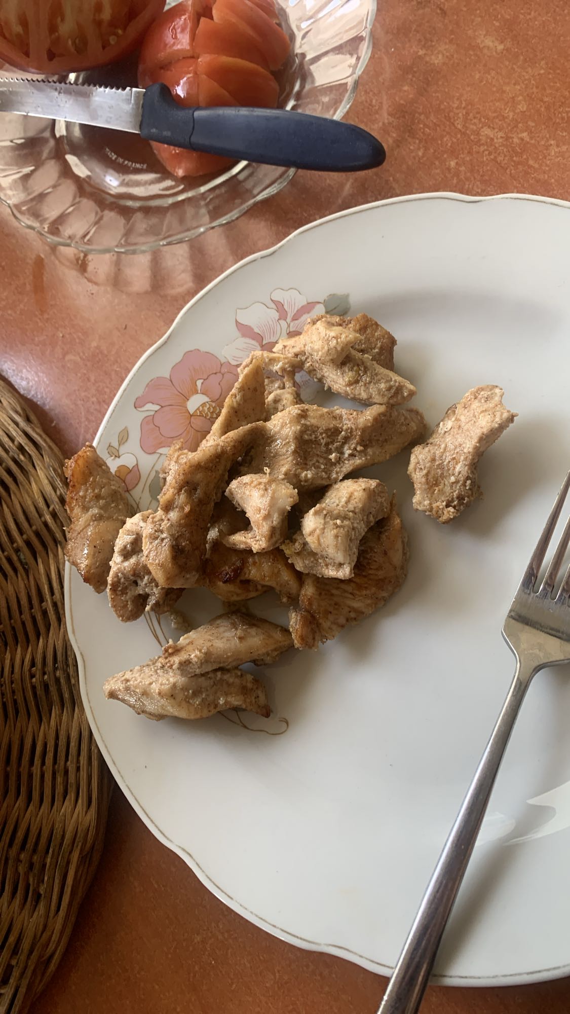 Chicken and Tomato Plate