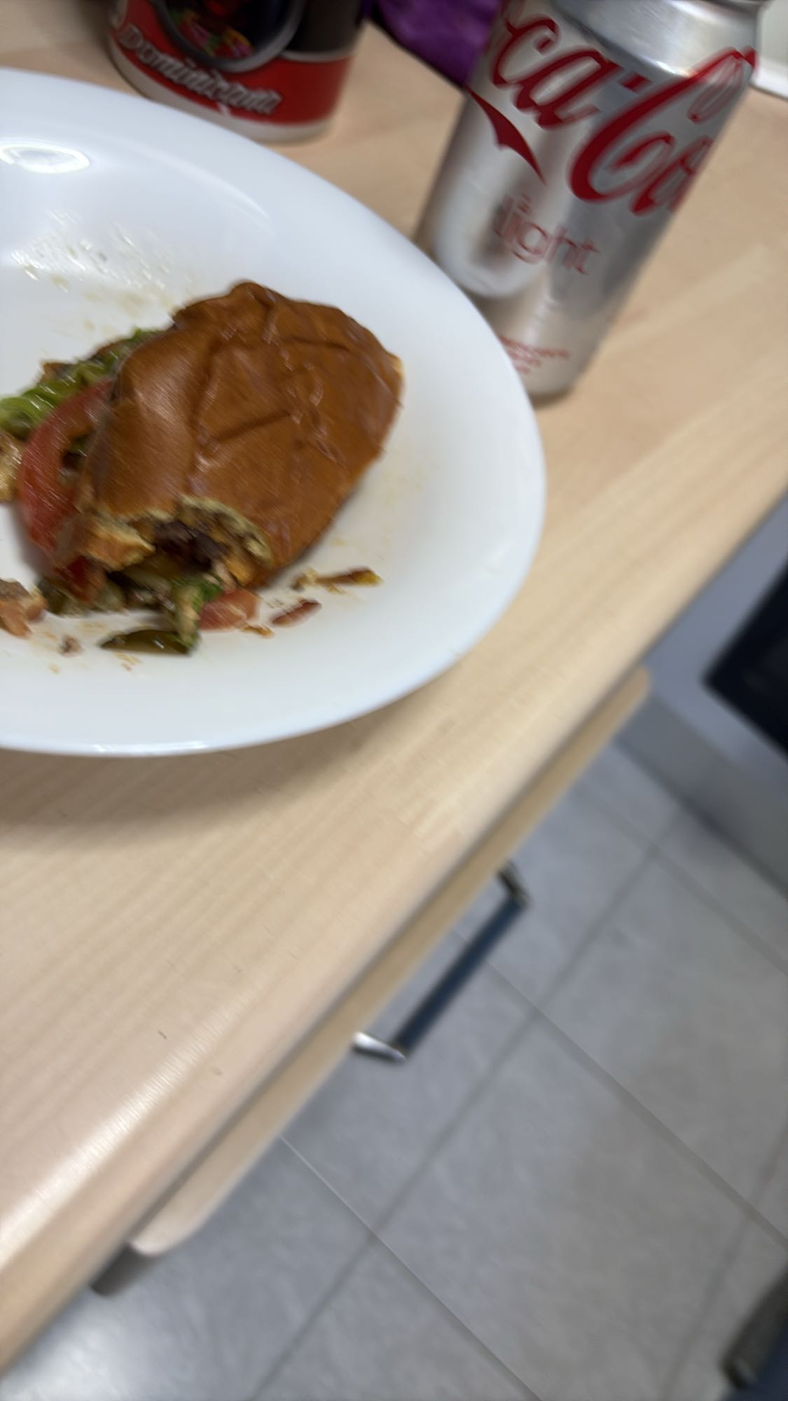 hamburguesa con refresco