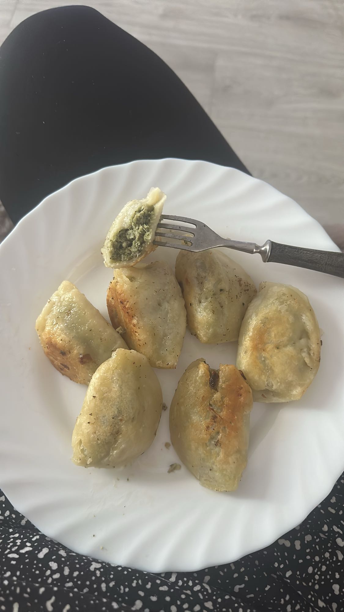 Pierogi ze szpinakiem