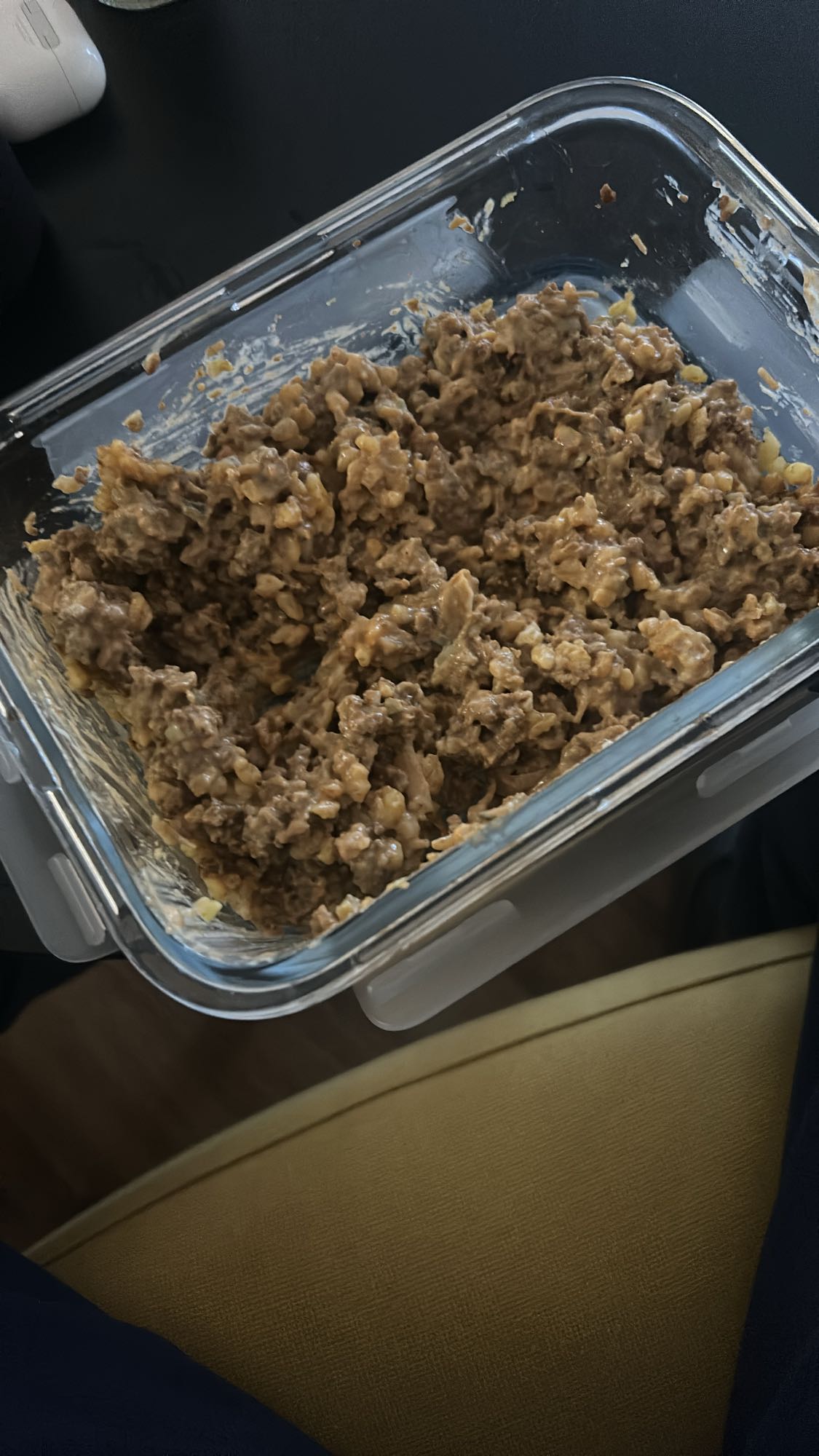 köttfärs med ris och ost