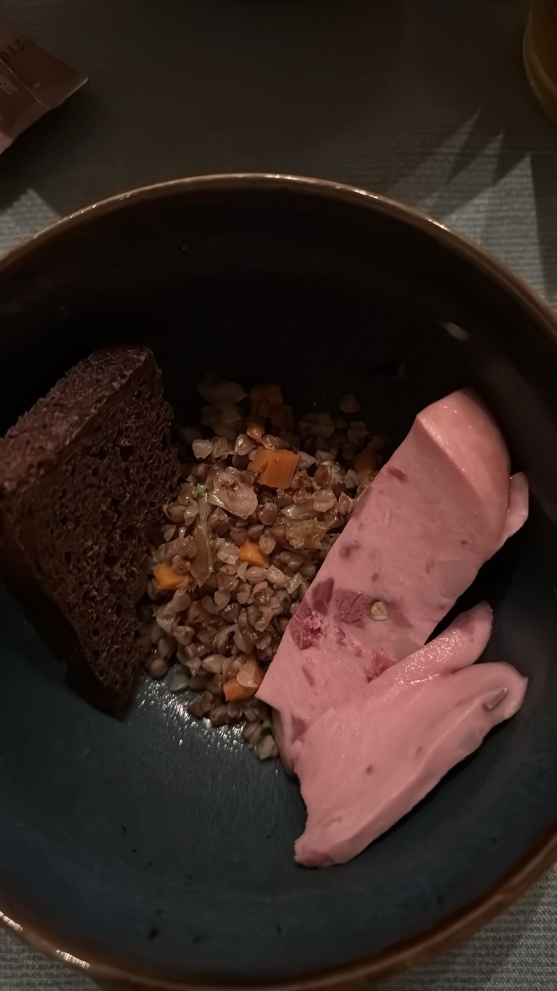 Buckwheat with sausage