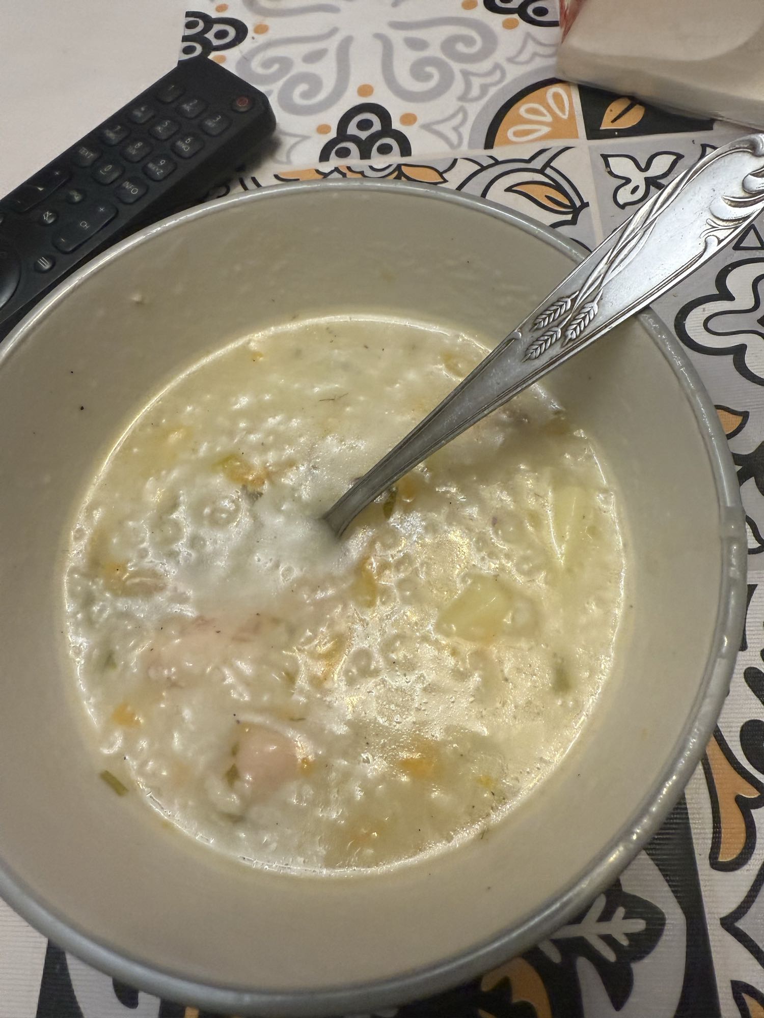 Chicken rice soup
