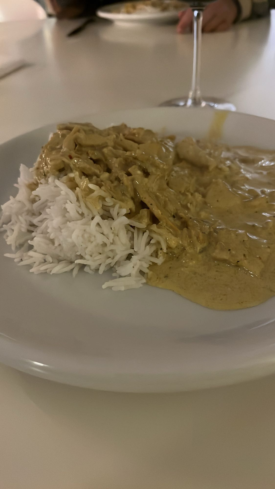 Kycklinggryta med ris