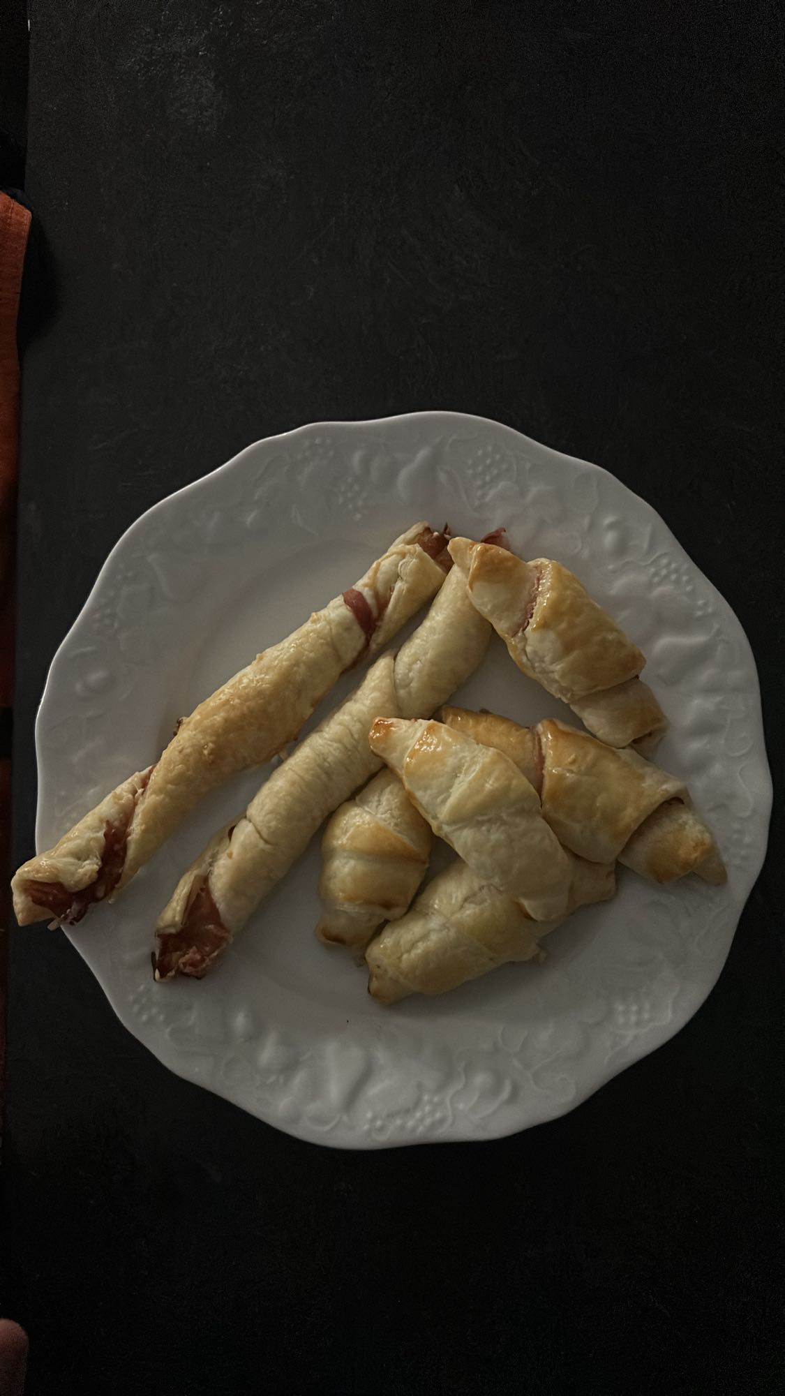 Feuilletés au jambon