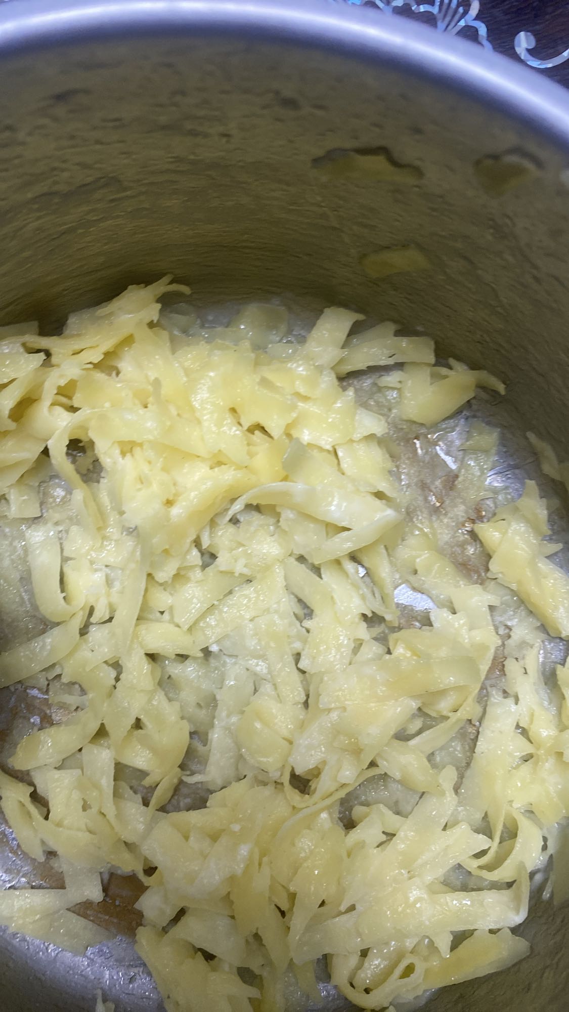 Cartofi fierți rași