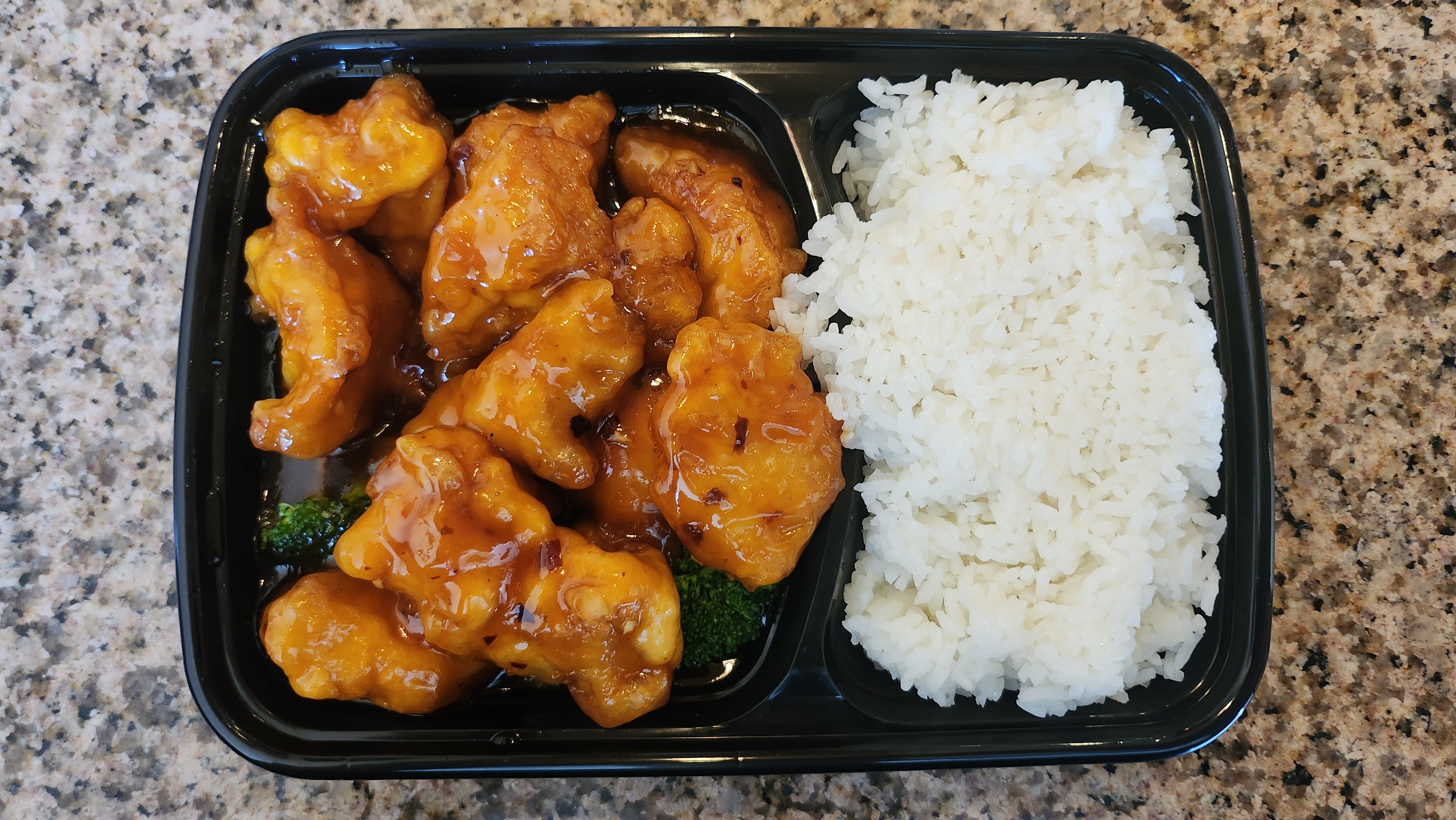 Orange Chicken with Rice