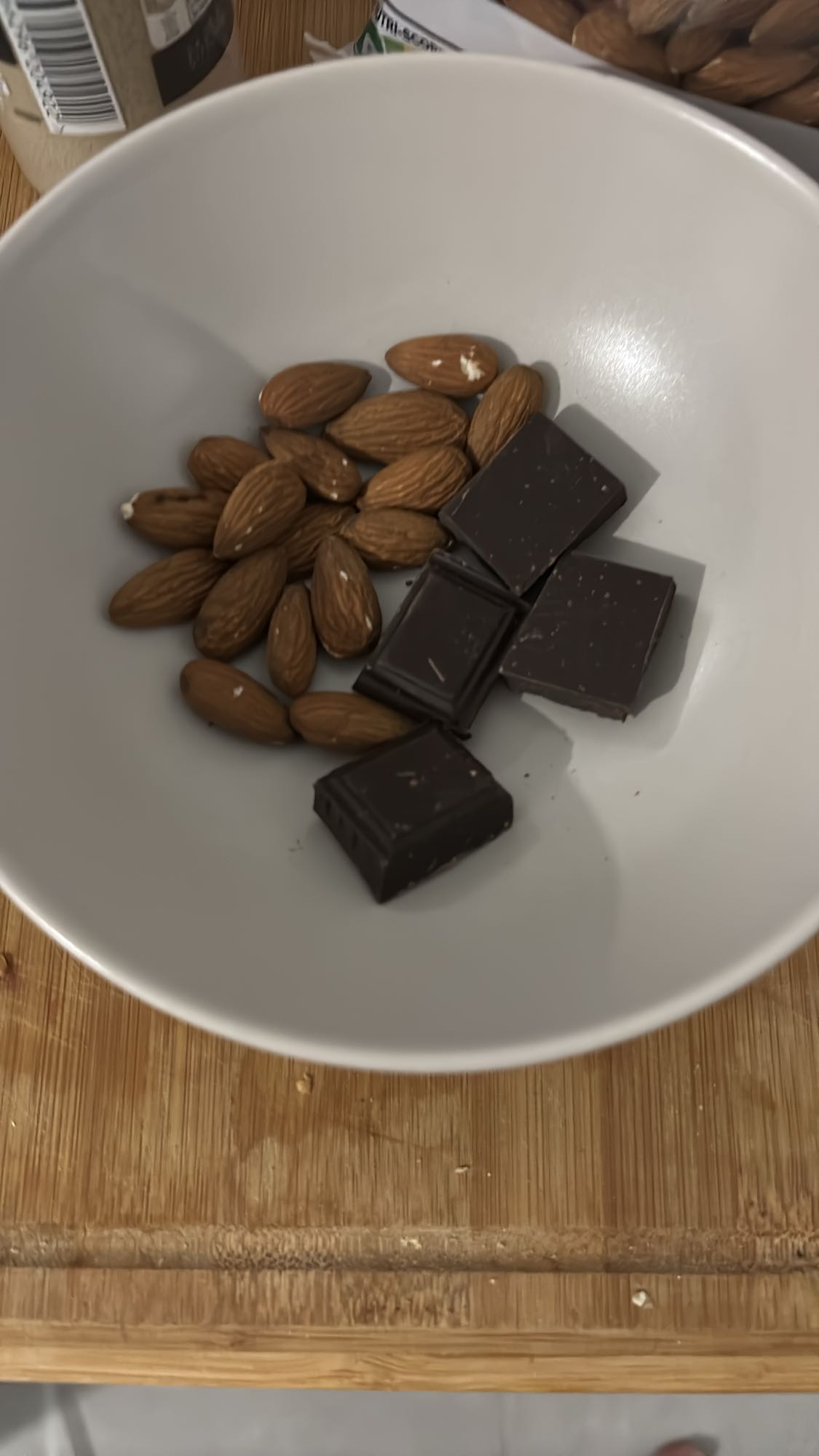 Amandes et chocolat noir