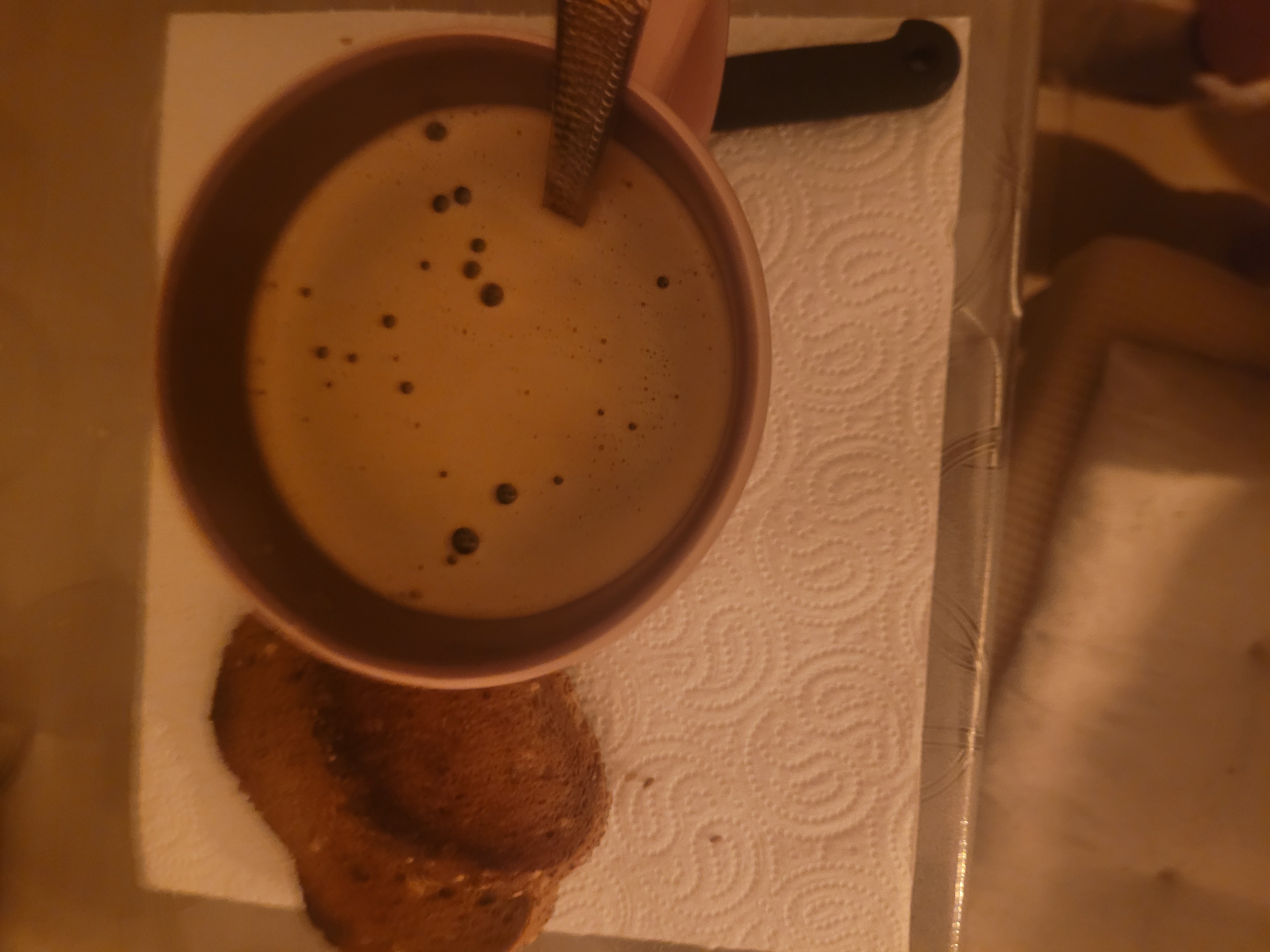 Café et pain grillé