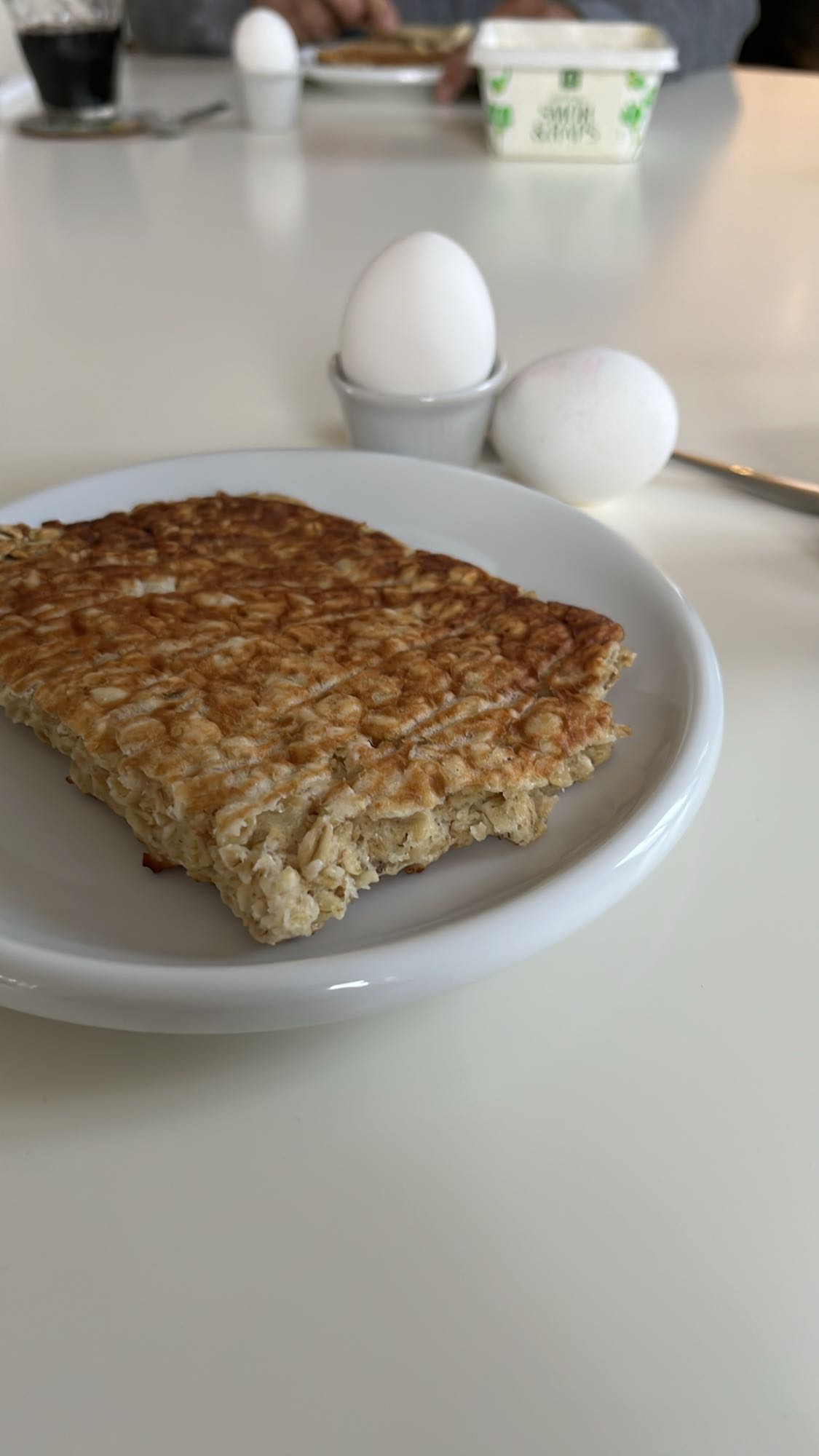 Havrepannkaka med ägg