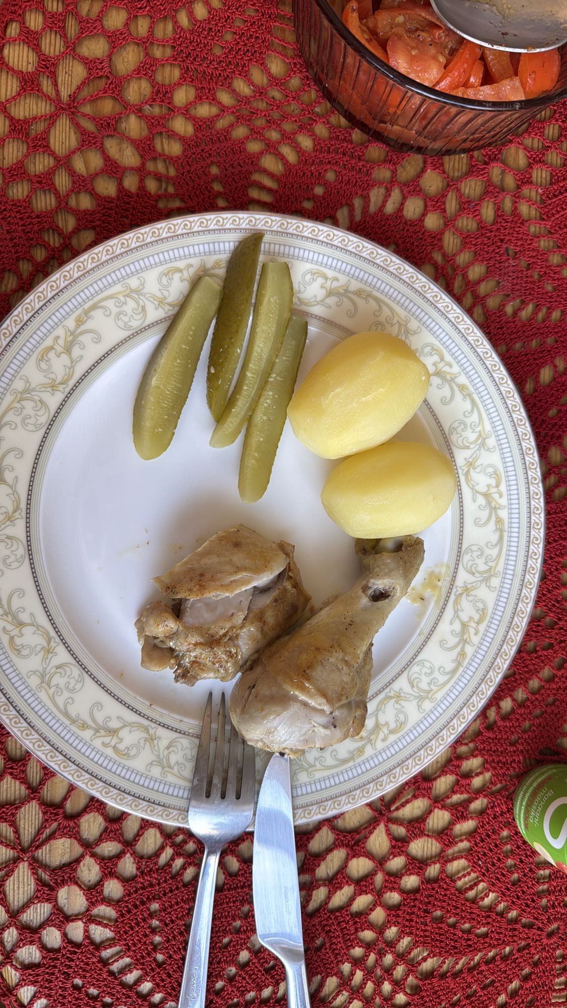 Chicken with potatoes