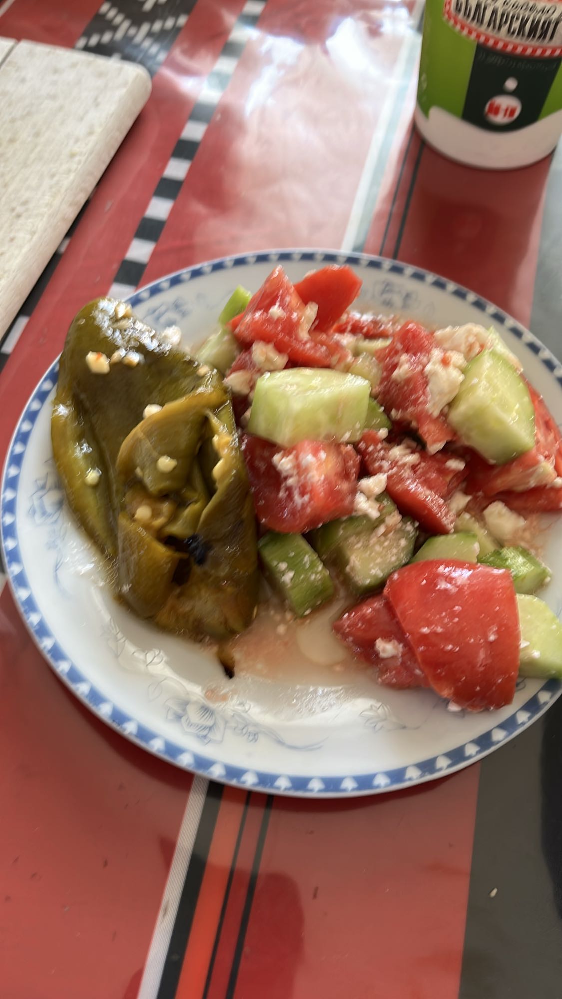 Шопска салата с пипер