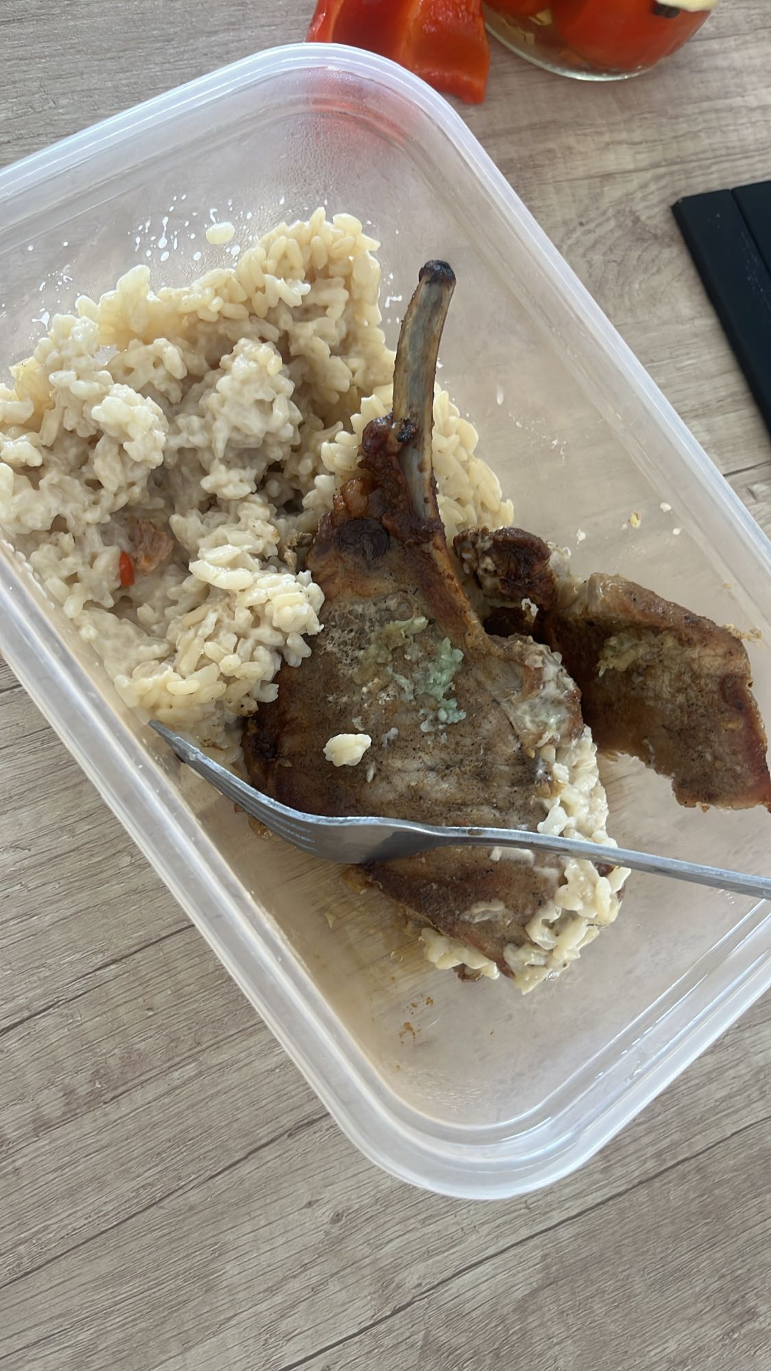 Cotlet cu orez cremos