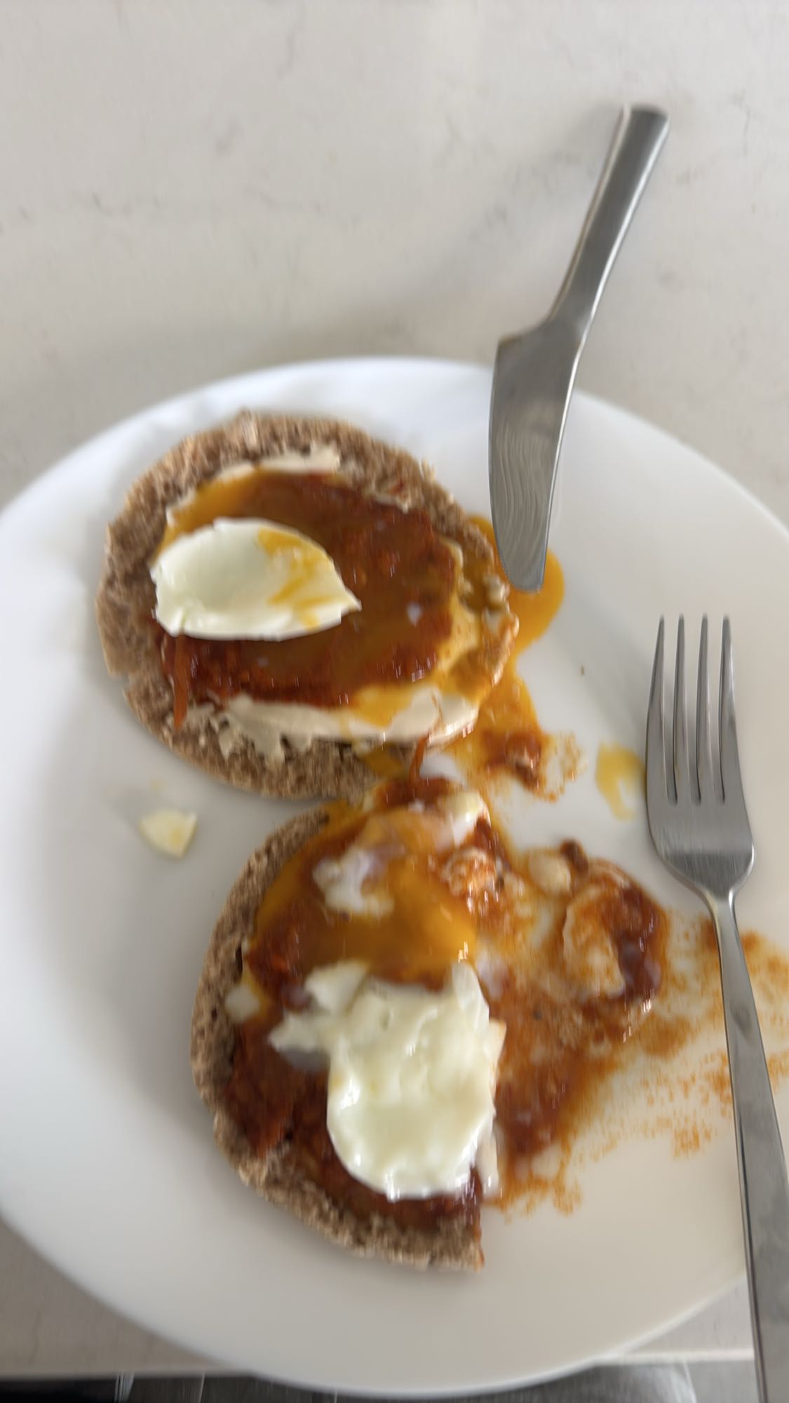 Egg & Sauce Whole Wheat Toast