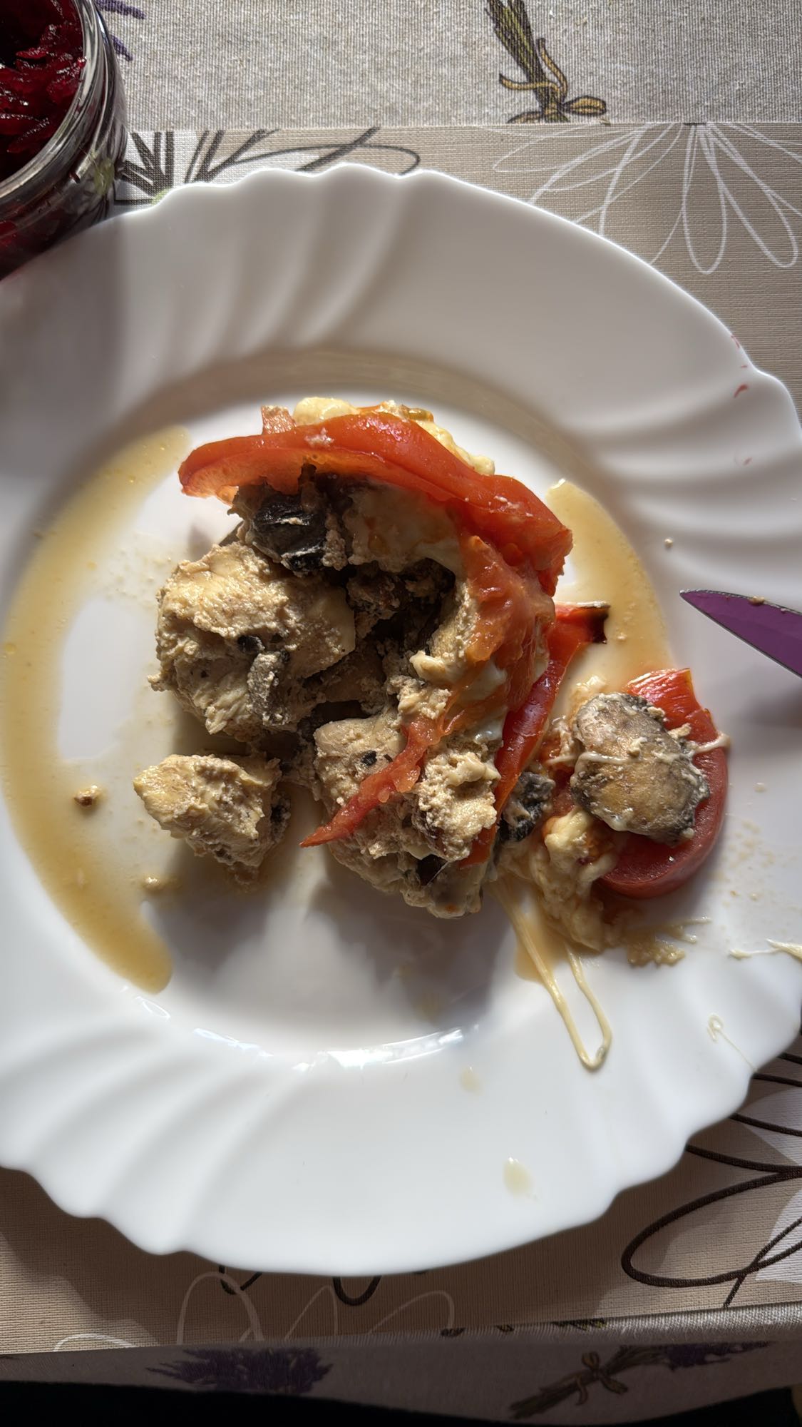 Pui cu legume la cuptor