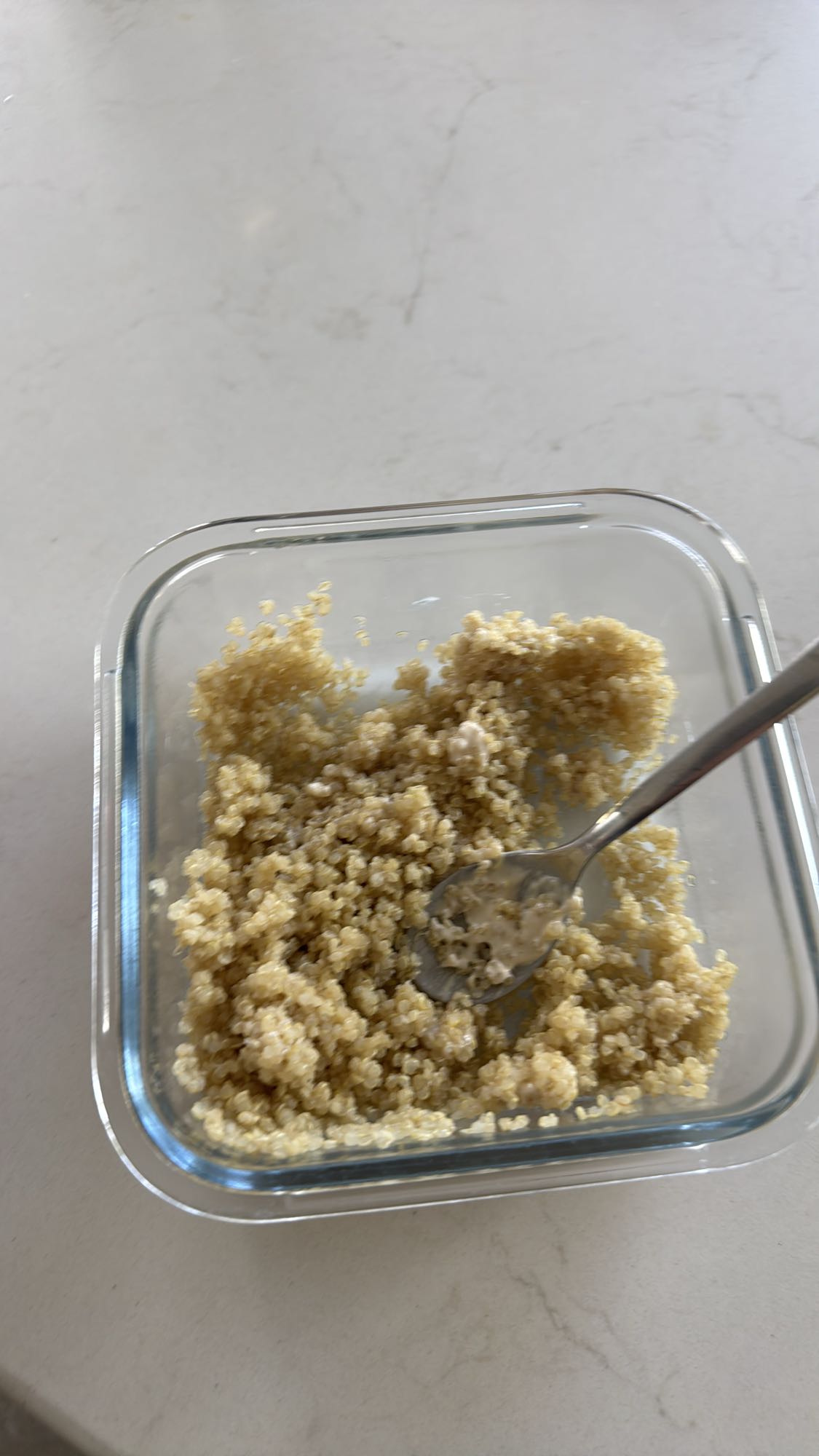 Quinoa with cottage cheese