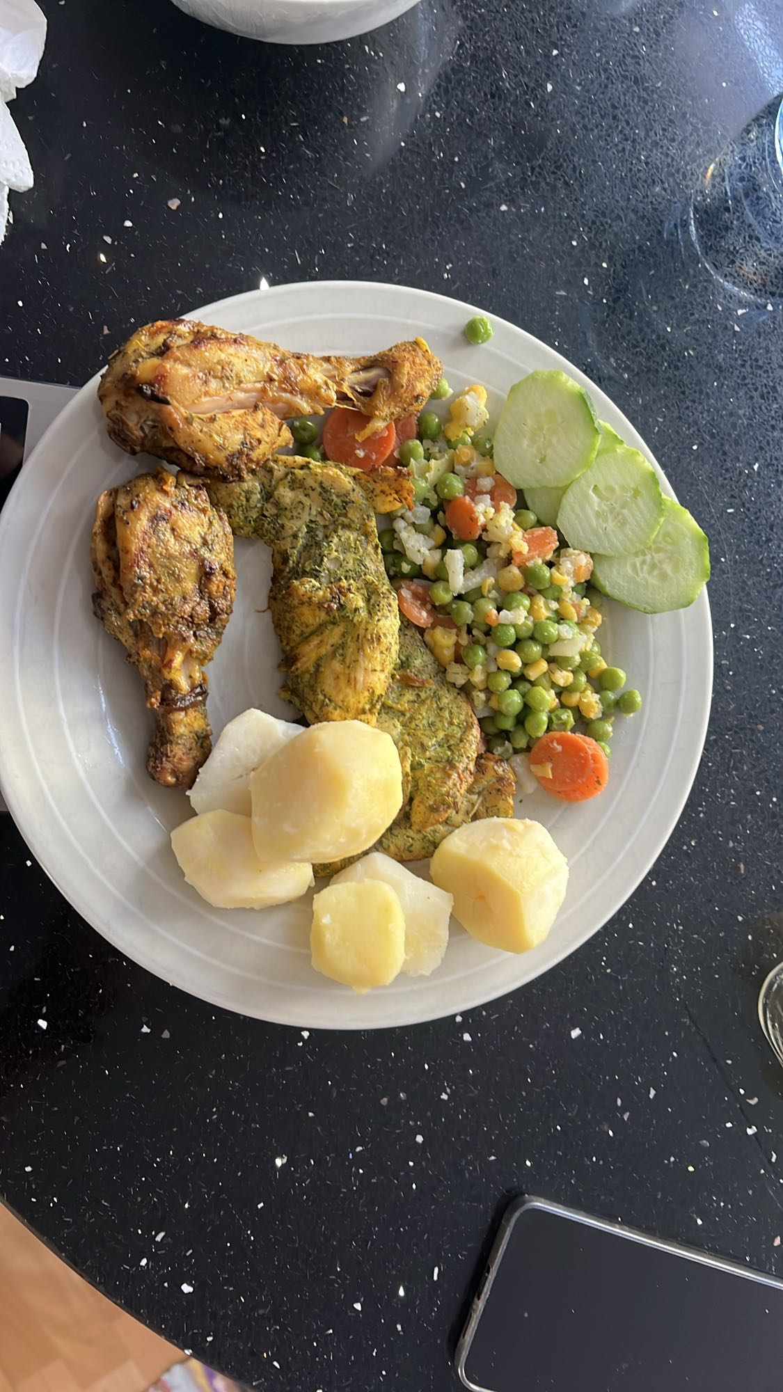 Kurczak z warzywami i ziemniakami