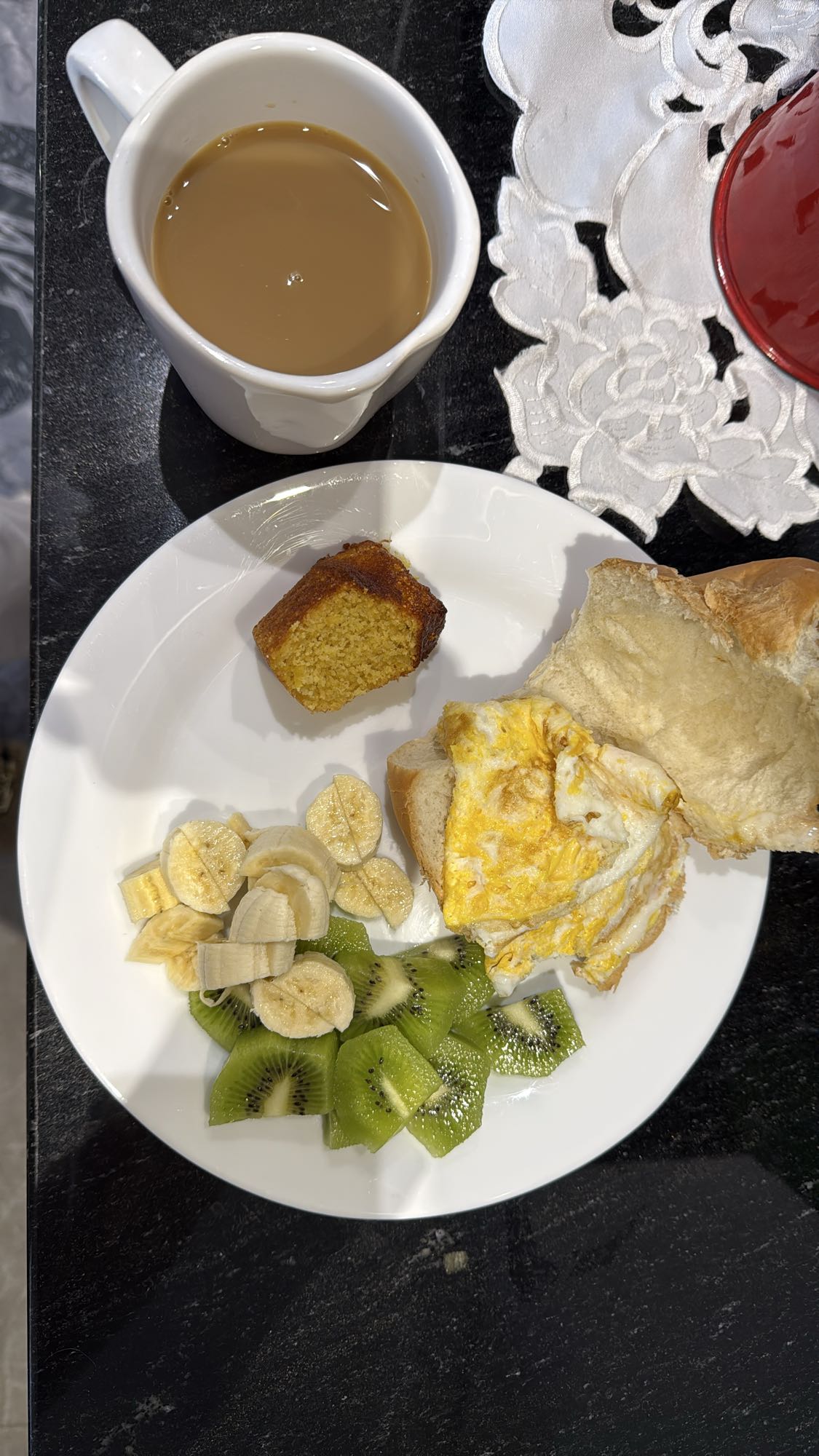 Café da manhã variado