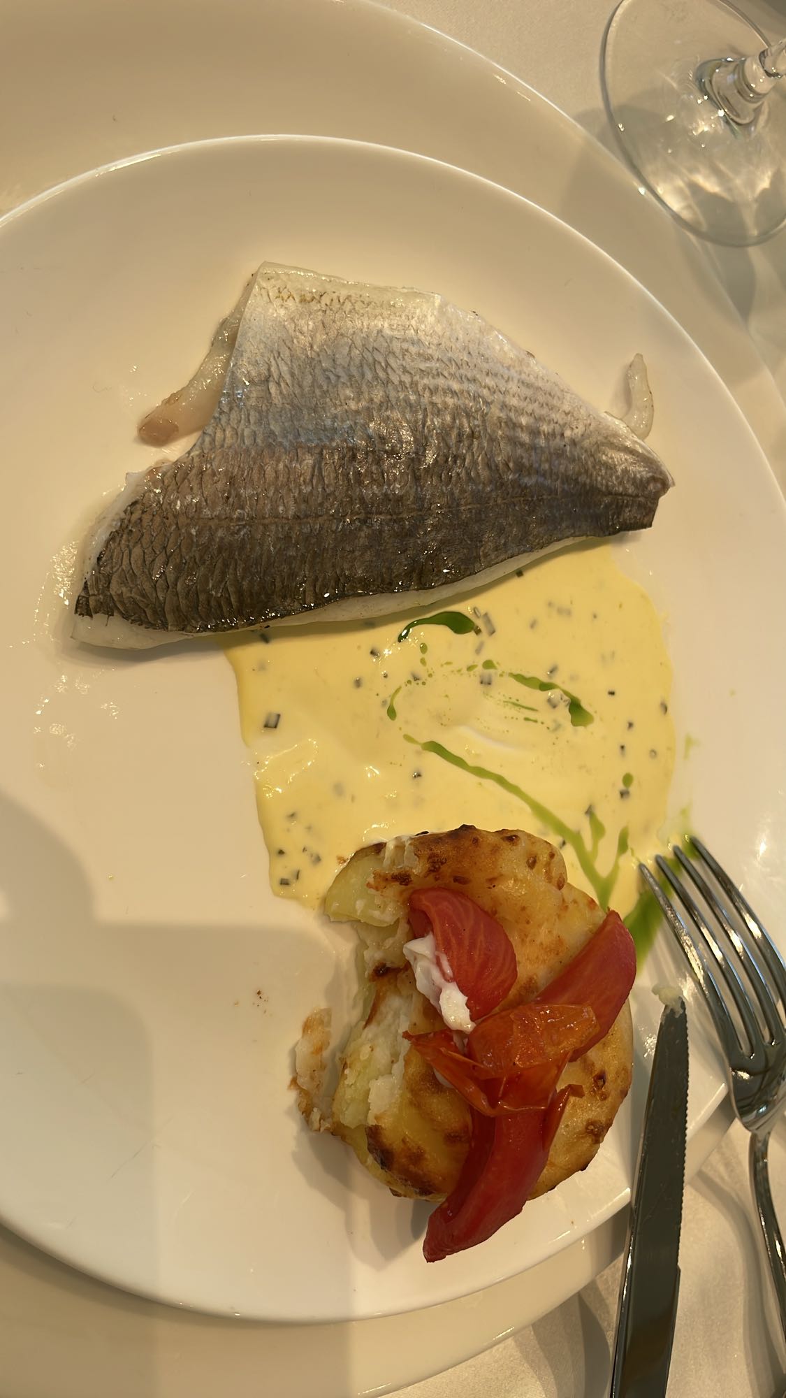 File de pește cu cartofi