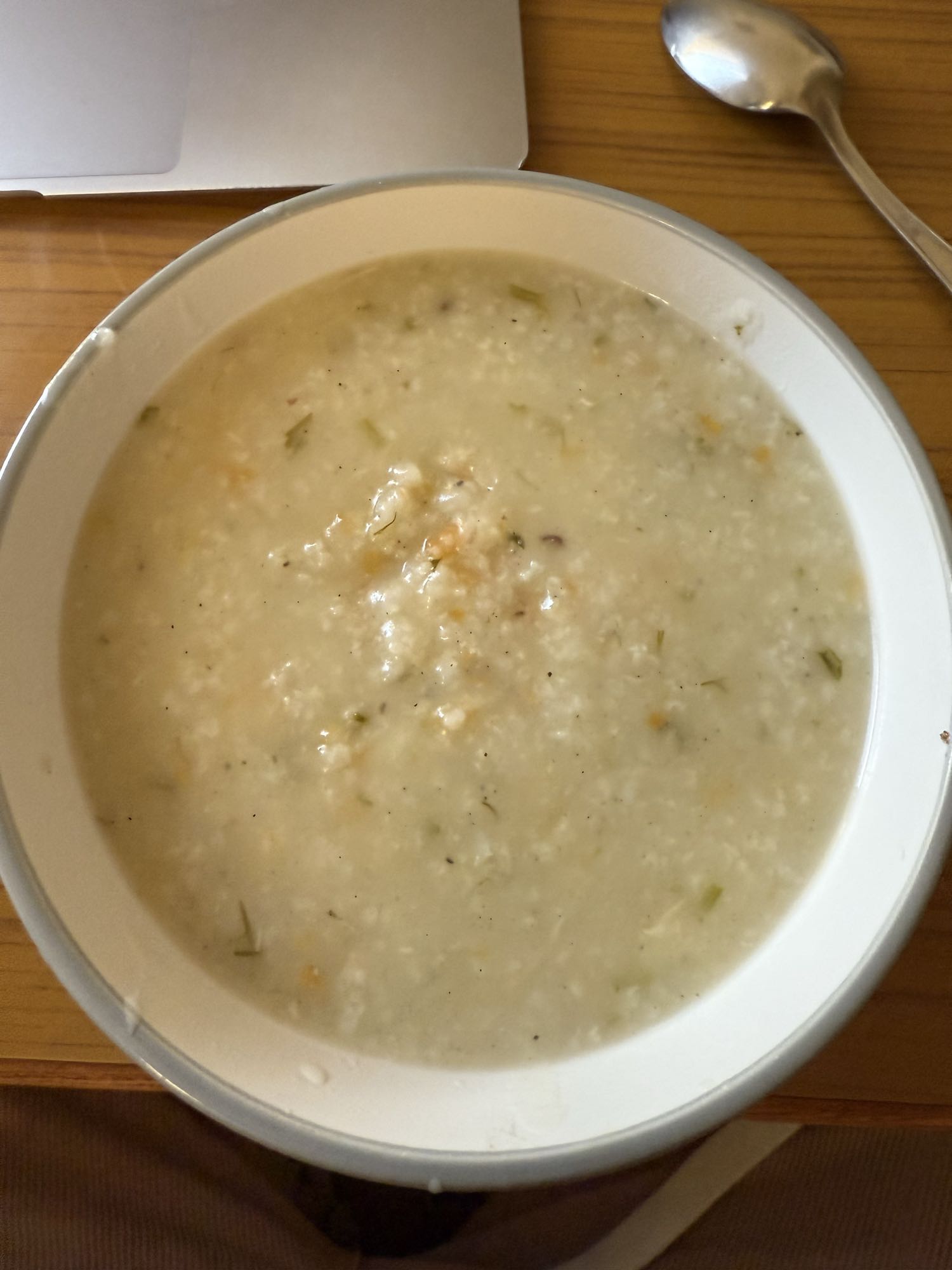 Chicken rice porridge