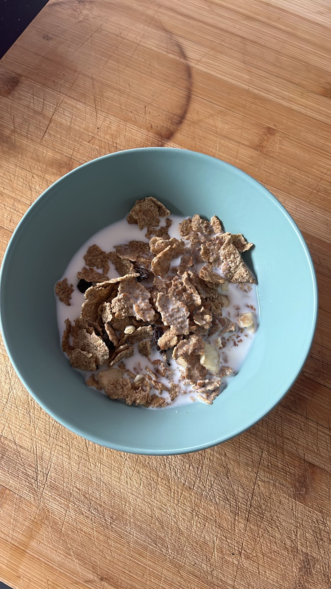 Céréales avec lait