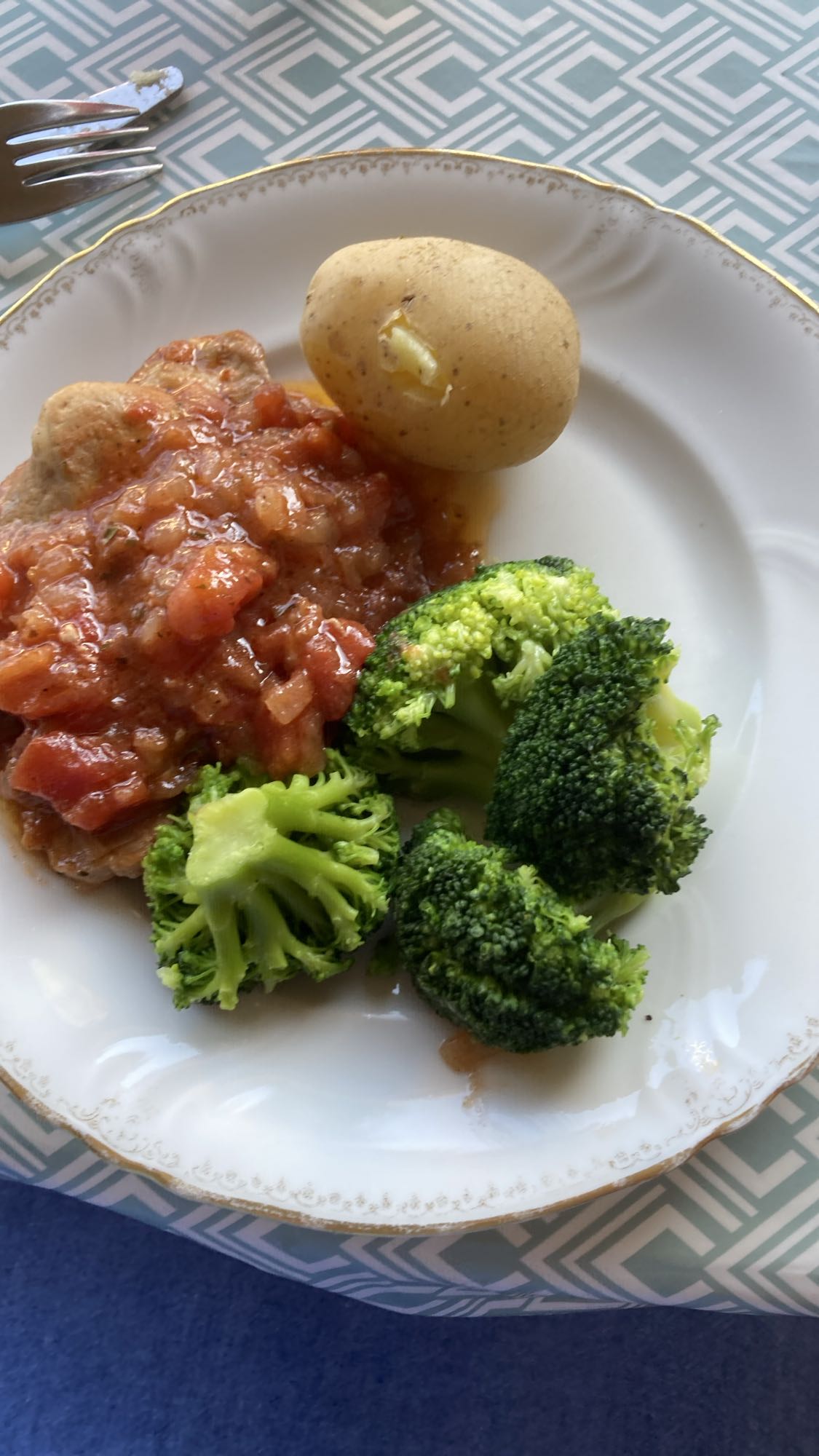 Kyckling med potatis